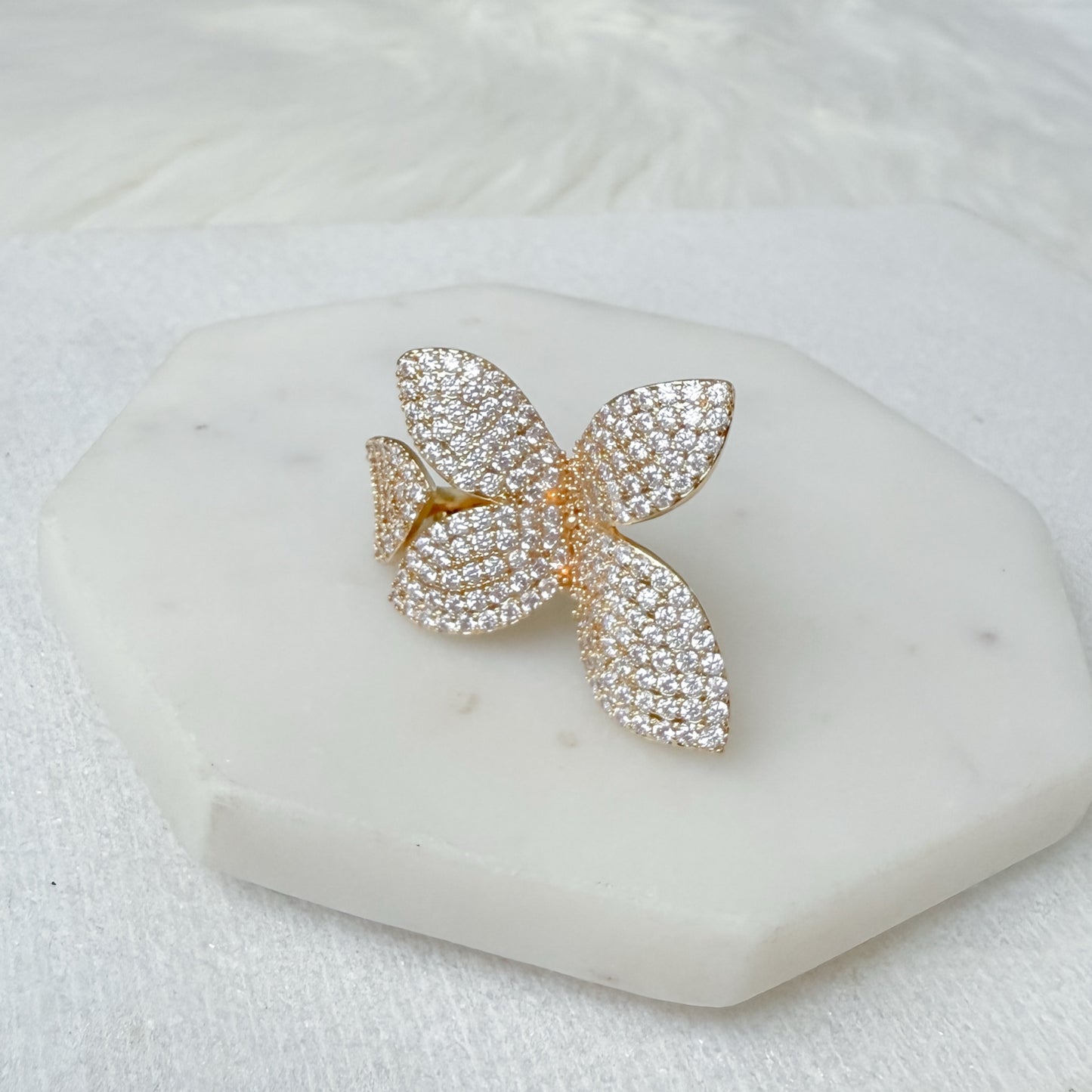 Seraphine Petals Statement Ring