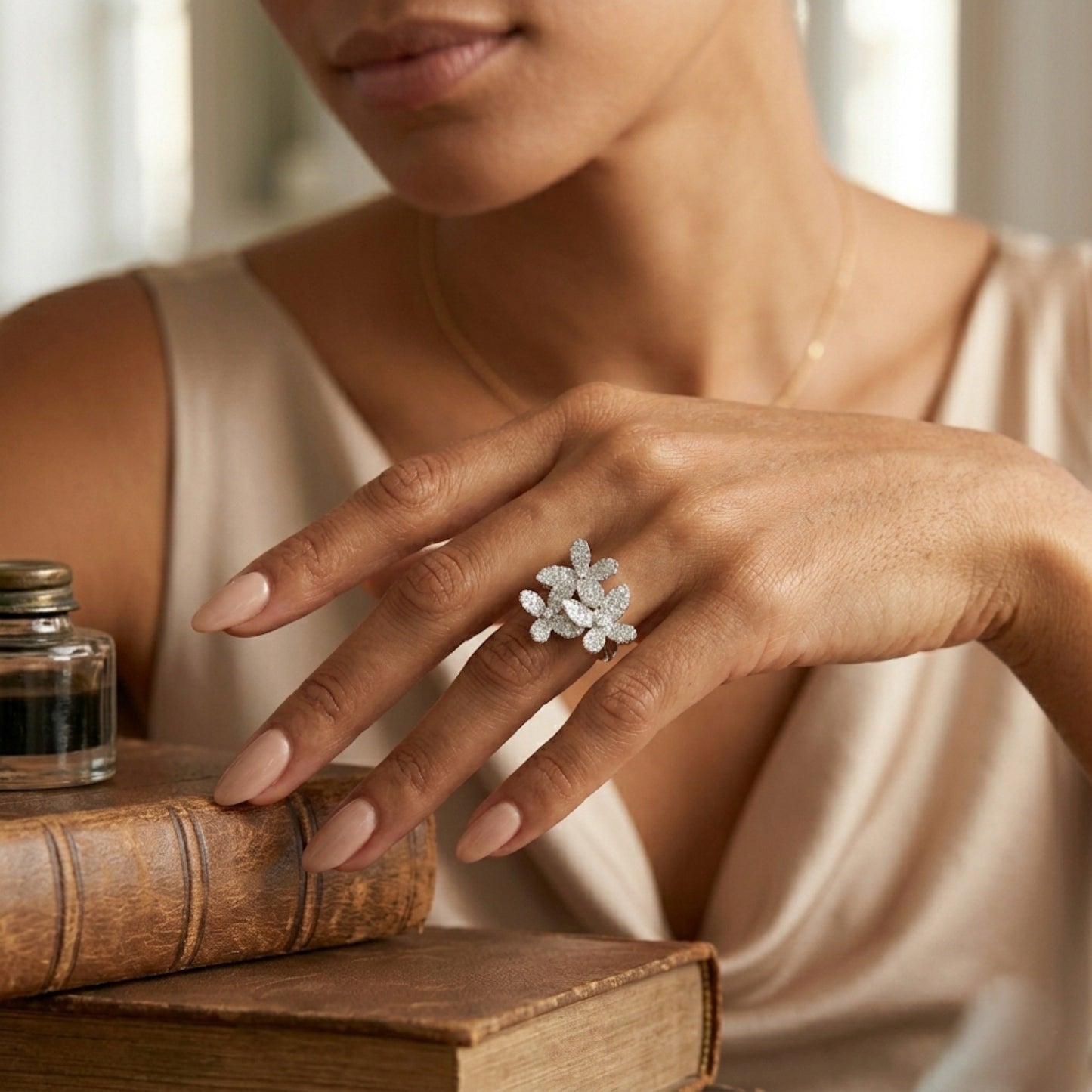 Mariposa Pavé Statement Ring