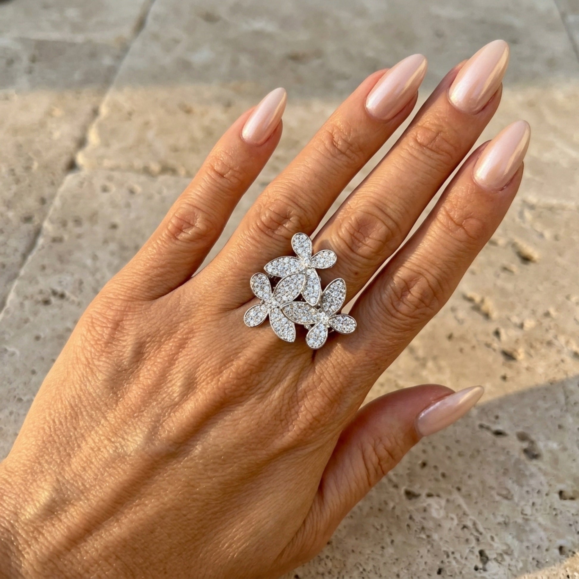 Mariposa Pavé Statement Ring