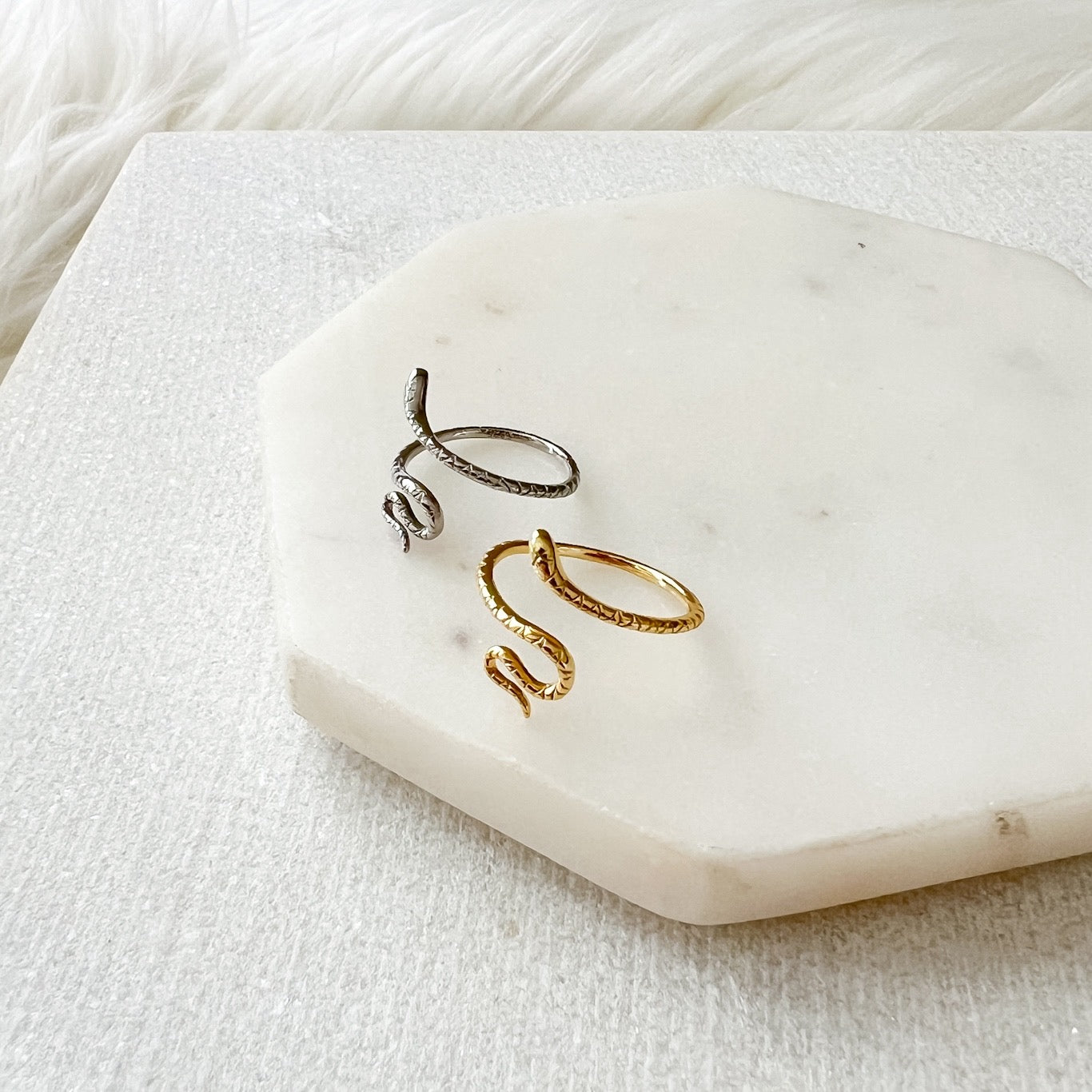Coiled Serpent Ring