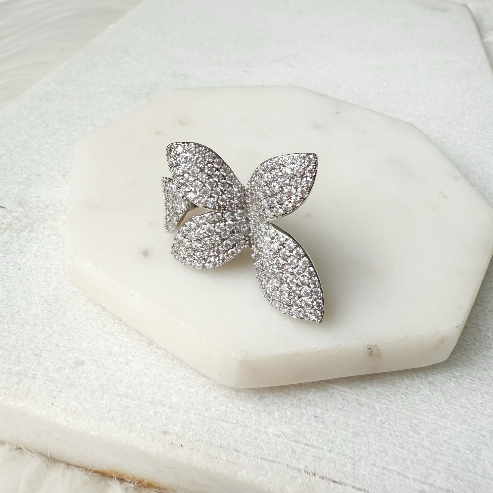 Seraphine Petals Statement Ring