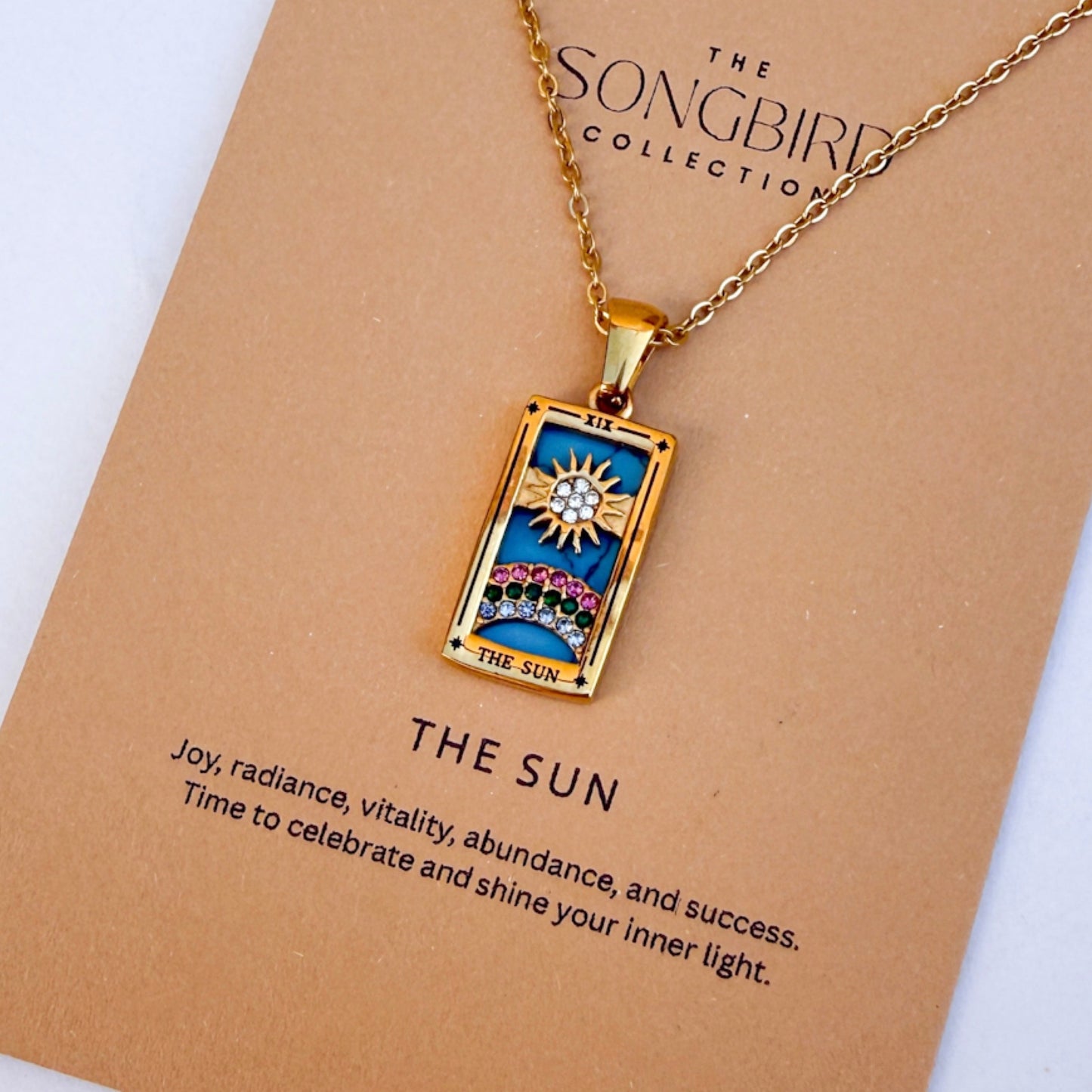 Celestial Manifestation Tarot Necklace - 10+ Designs