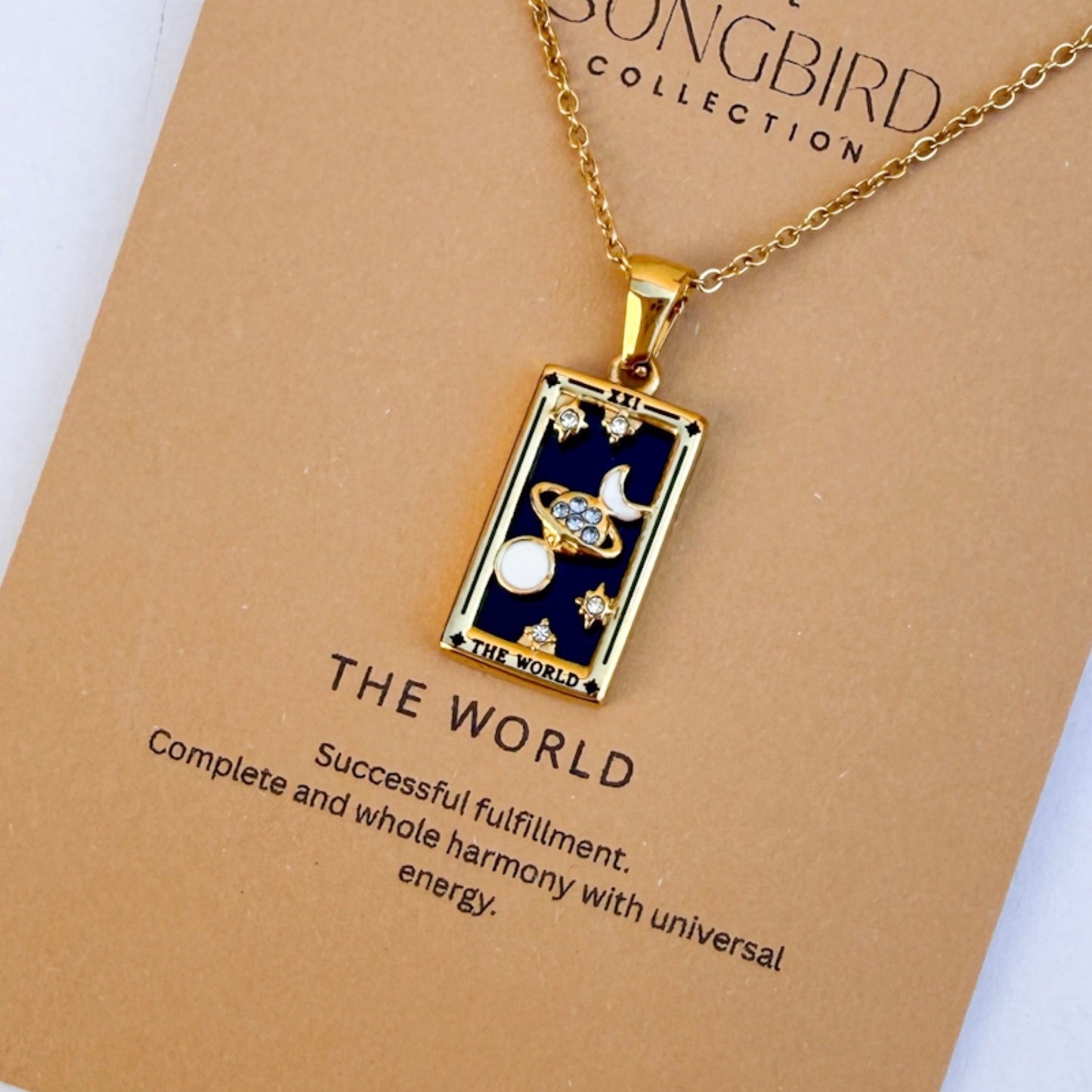 Celestial Manifestation Tarot Necklace - 10+ Designs