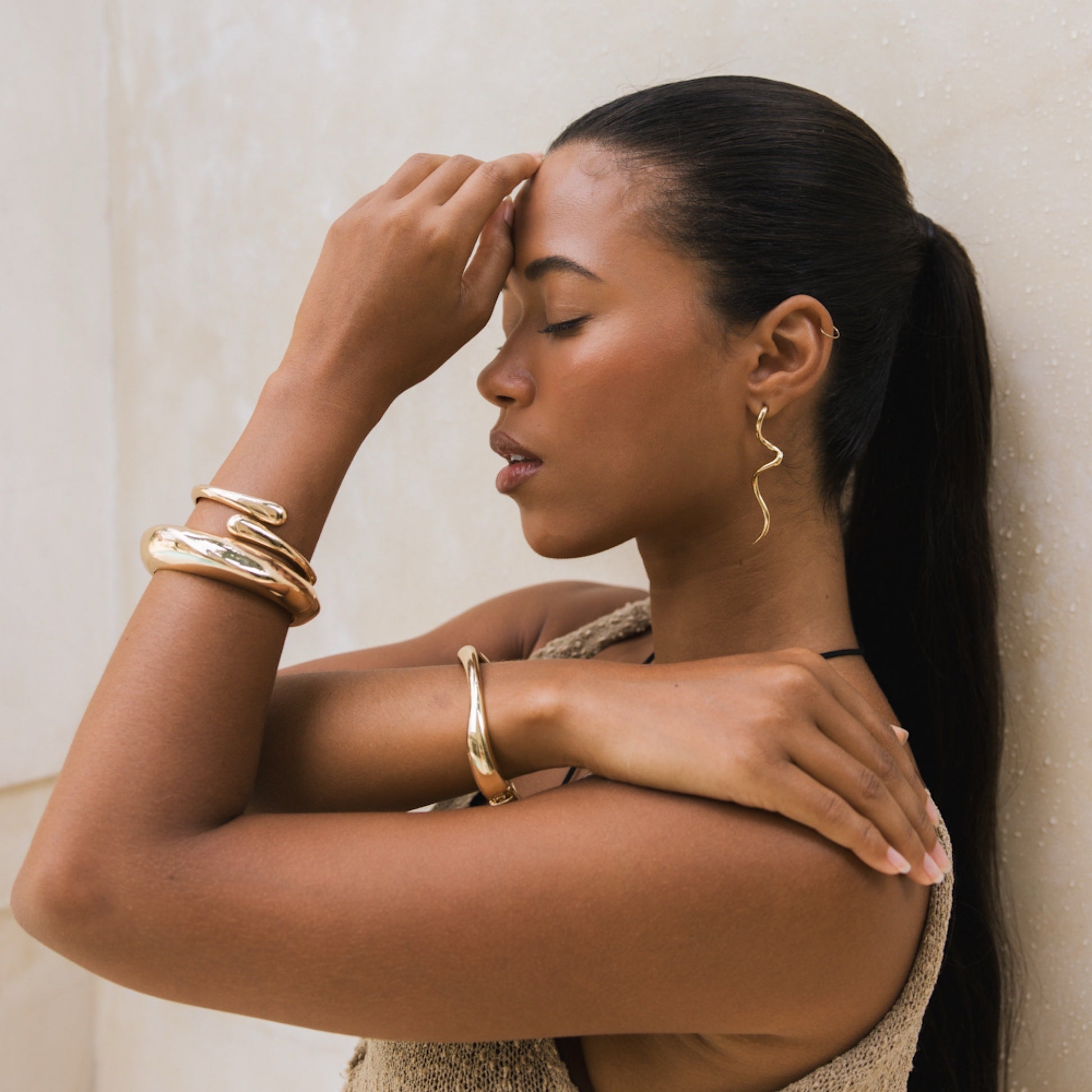 Chrome Wave Cuffs - 3 Styles