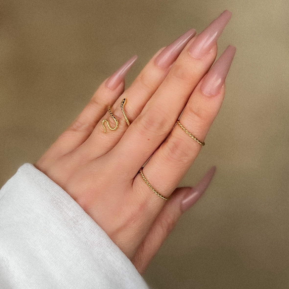 Coiled Serpent Ring
