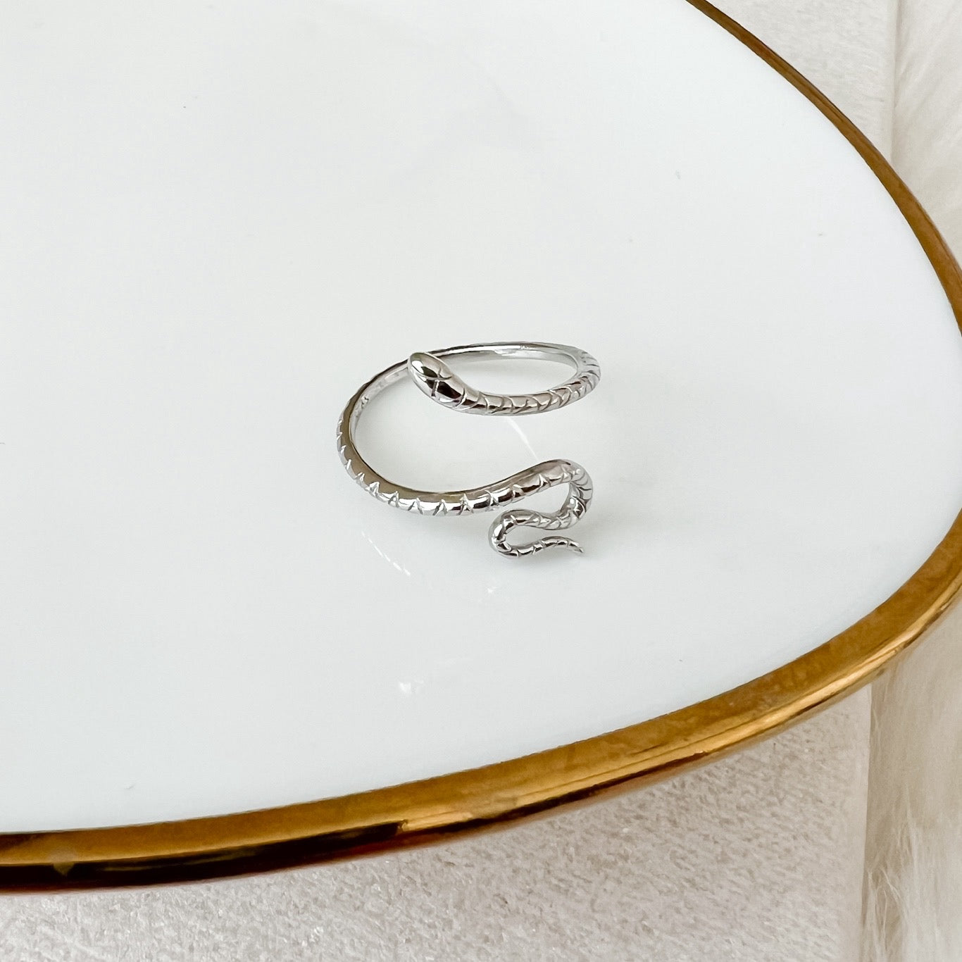 Coiled Serpent Ring