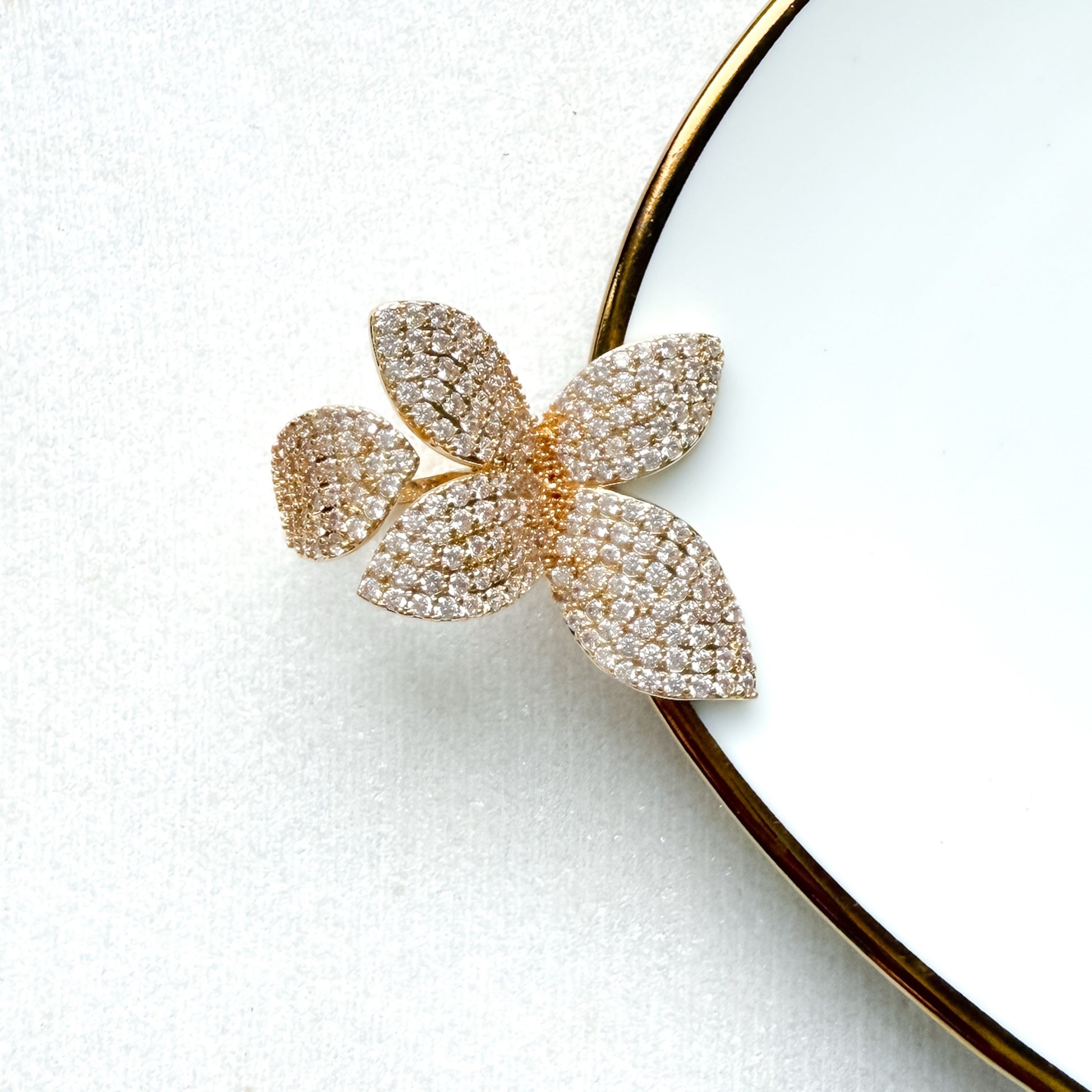 Seraphine Petals Statement Ring