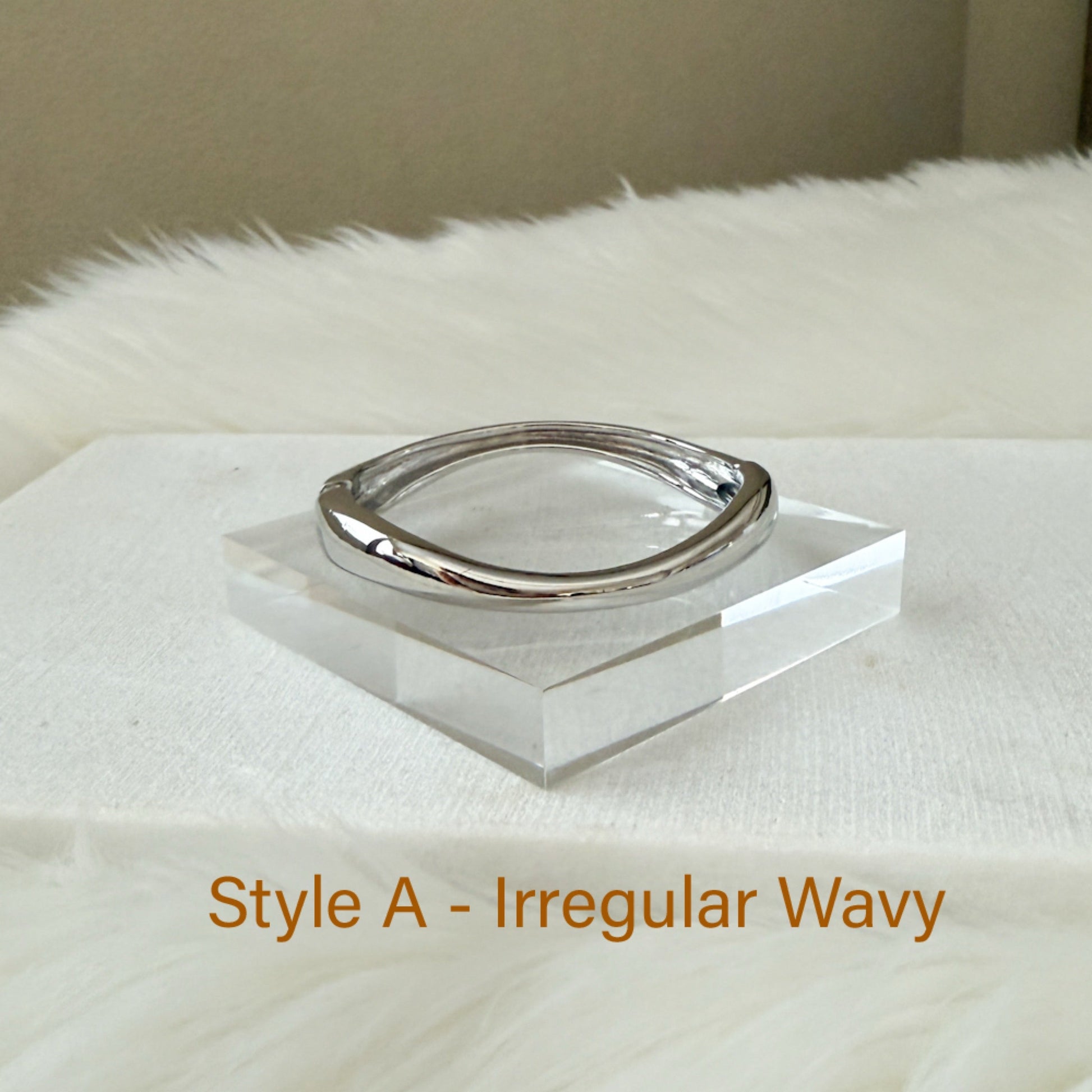 Chrome Wave Cuffs - 3 Styles