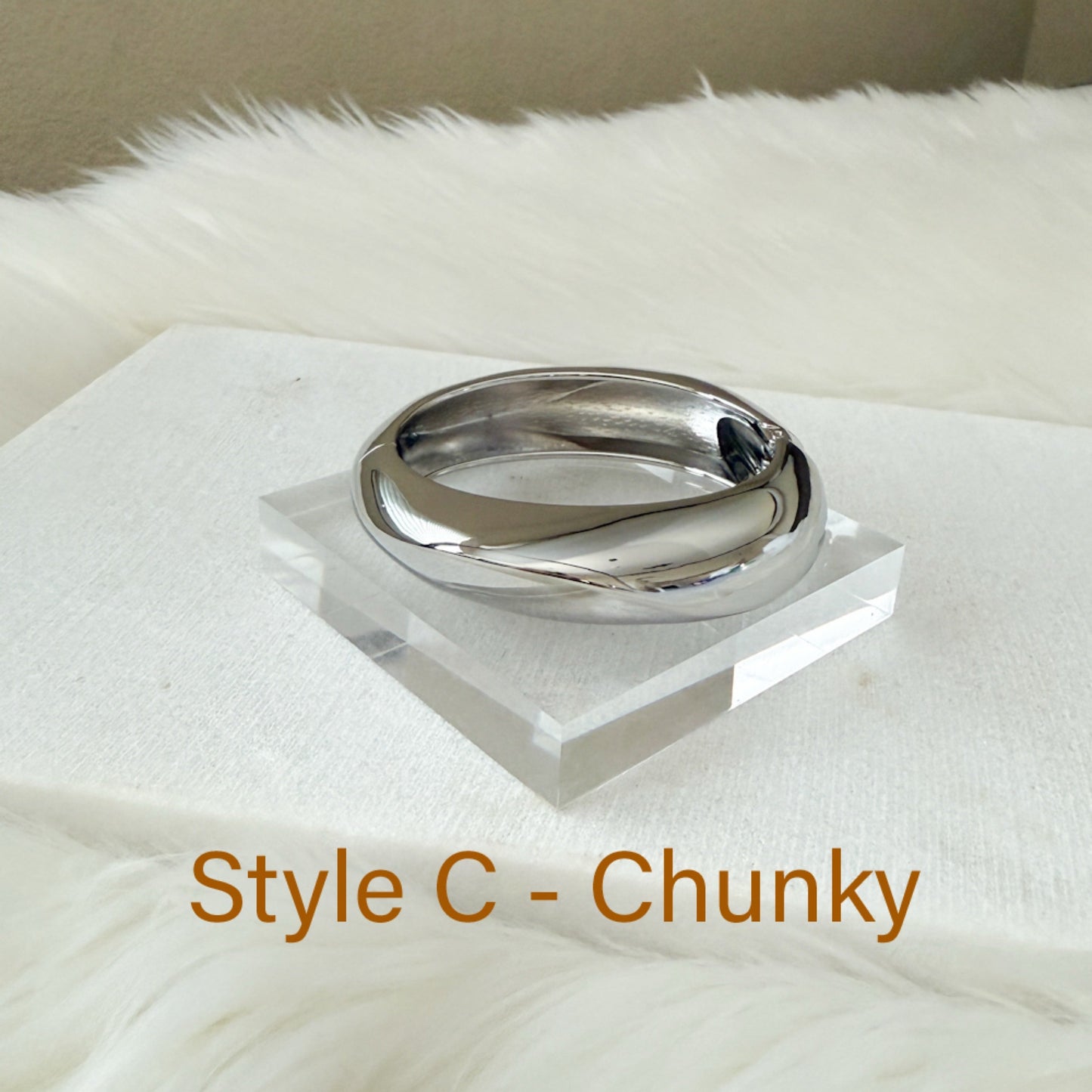 Chrome Wave Cuffs - 3 Styles