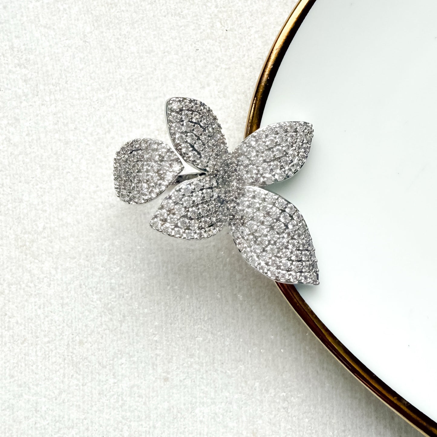 Seraphine Petals Statement Ring