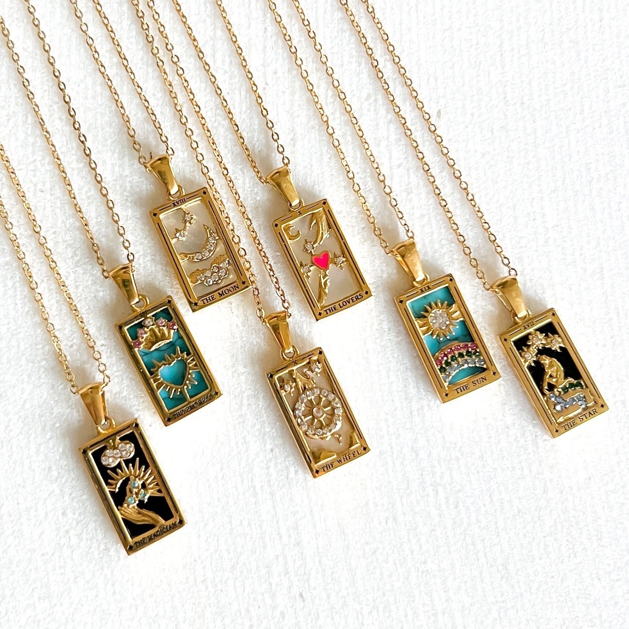 Celestial Manifestation Tarot Necklace - 10+ Designs