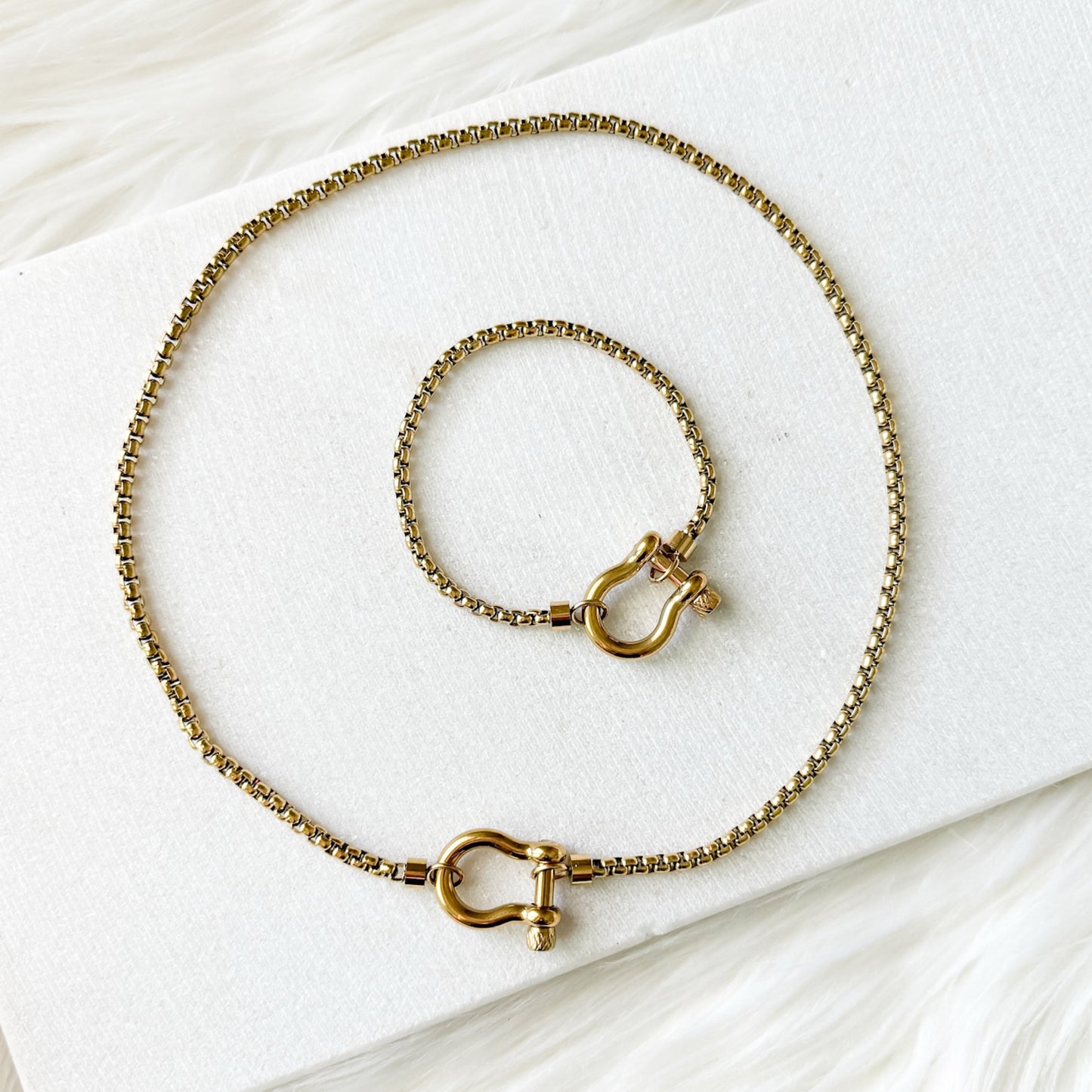 Lucky Shackle Necklace