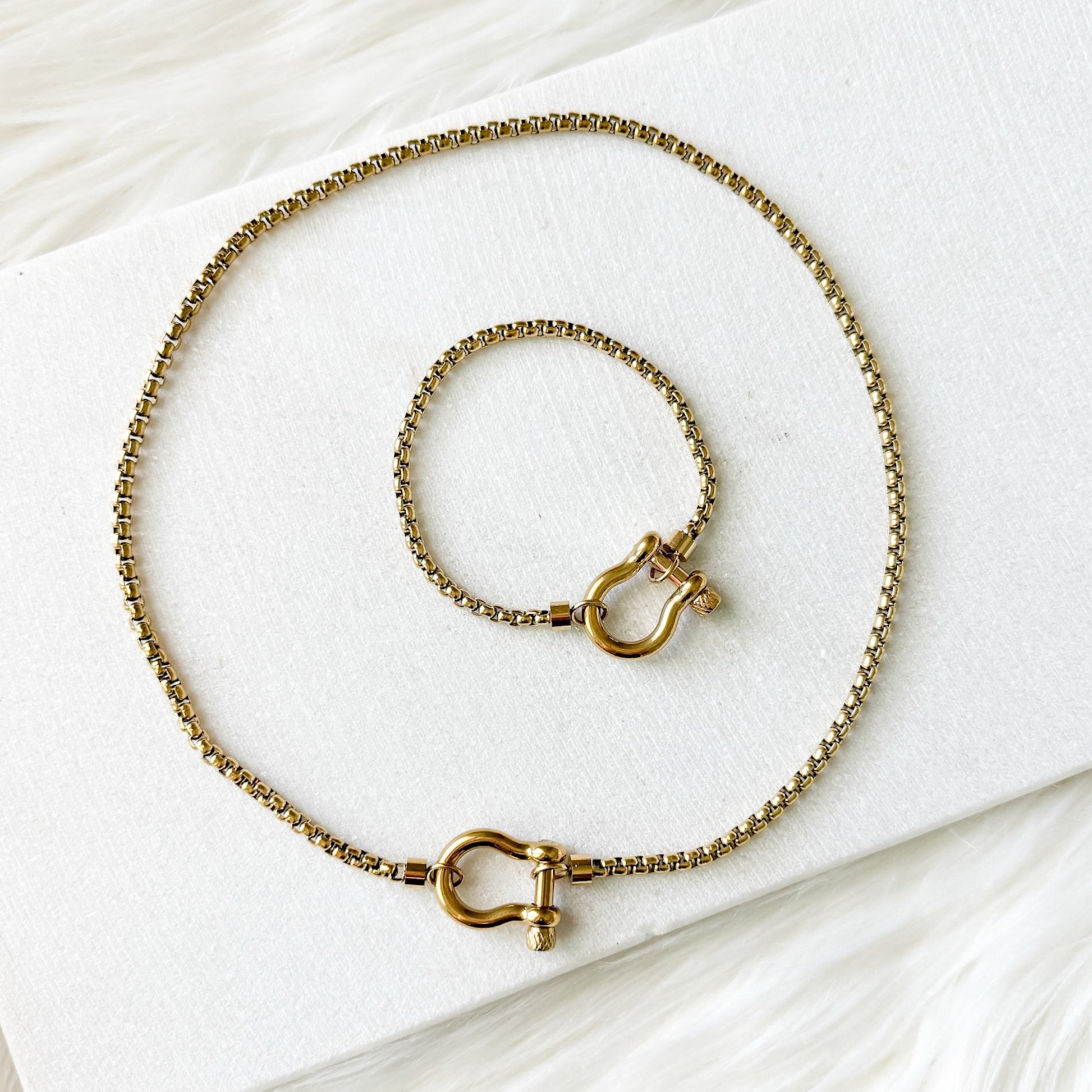 Lucky Shackle Necklace
