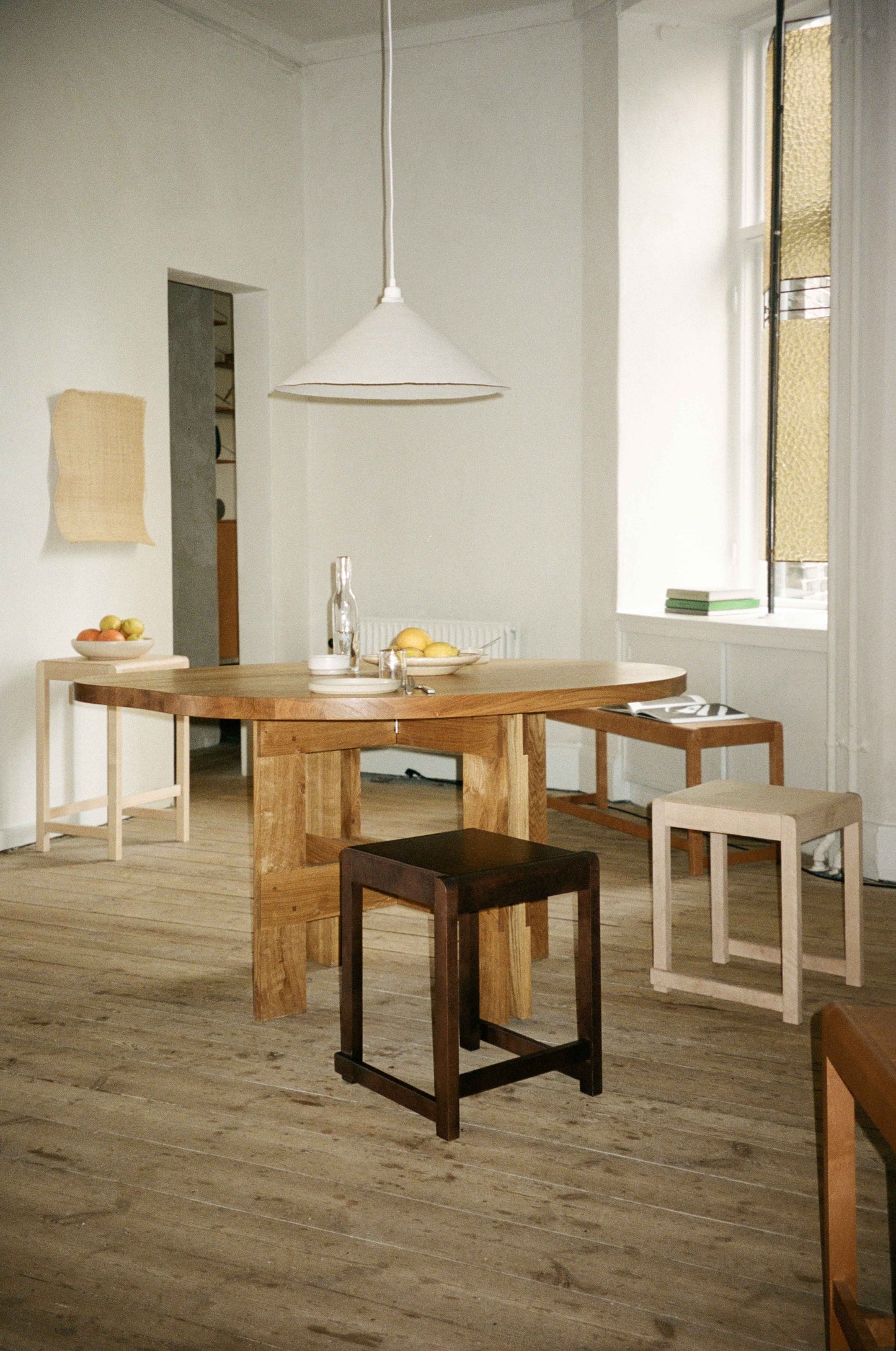 Stool 01 | Warm Brown Birch