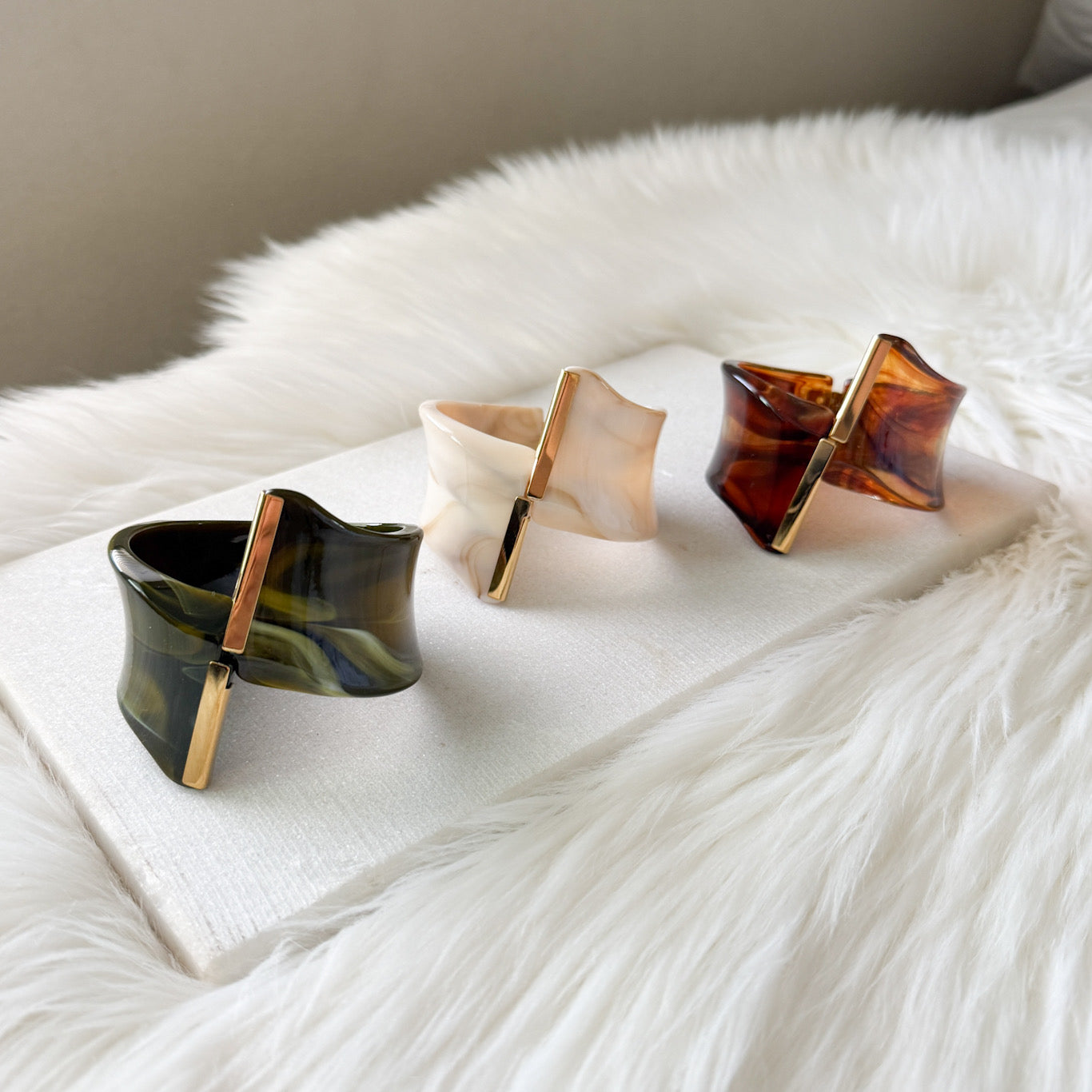 Gaia Sculptural Statement Bracelet