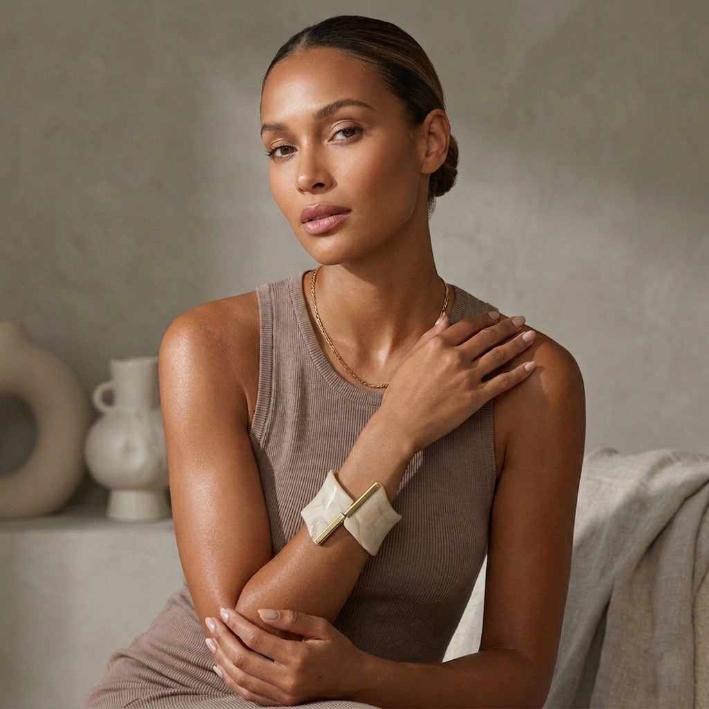Gaia Sculptural Statement Bracelet