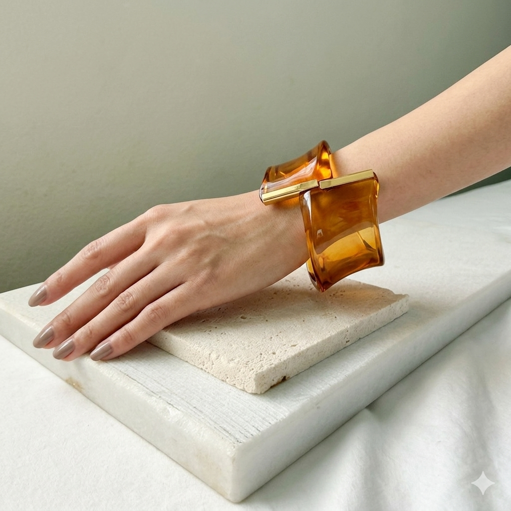 Gaia Sculptural Statement Bracelet