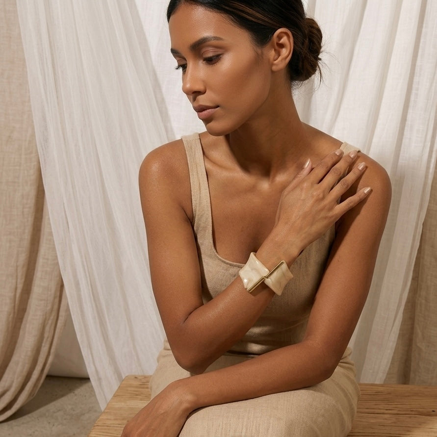 Gaia Sculptural Statement Bracelet