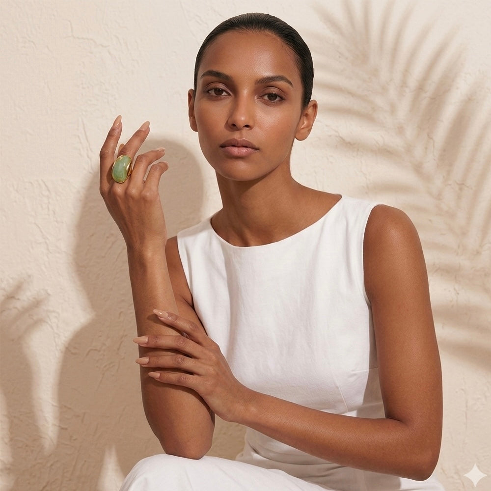 Gaia Sculptural Statement Ring - 4 Colors!