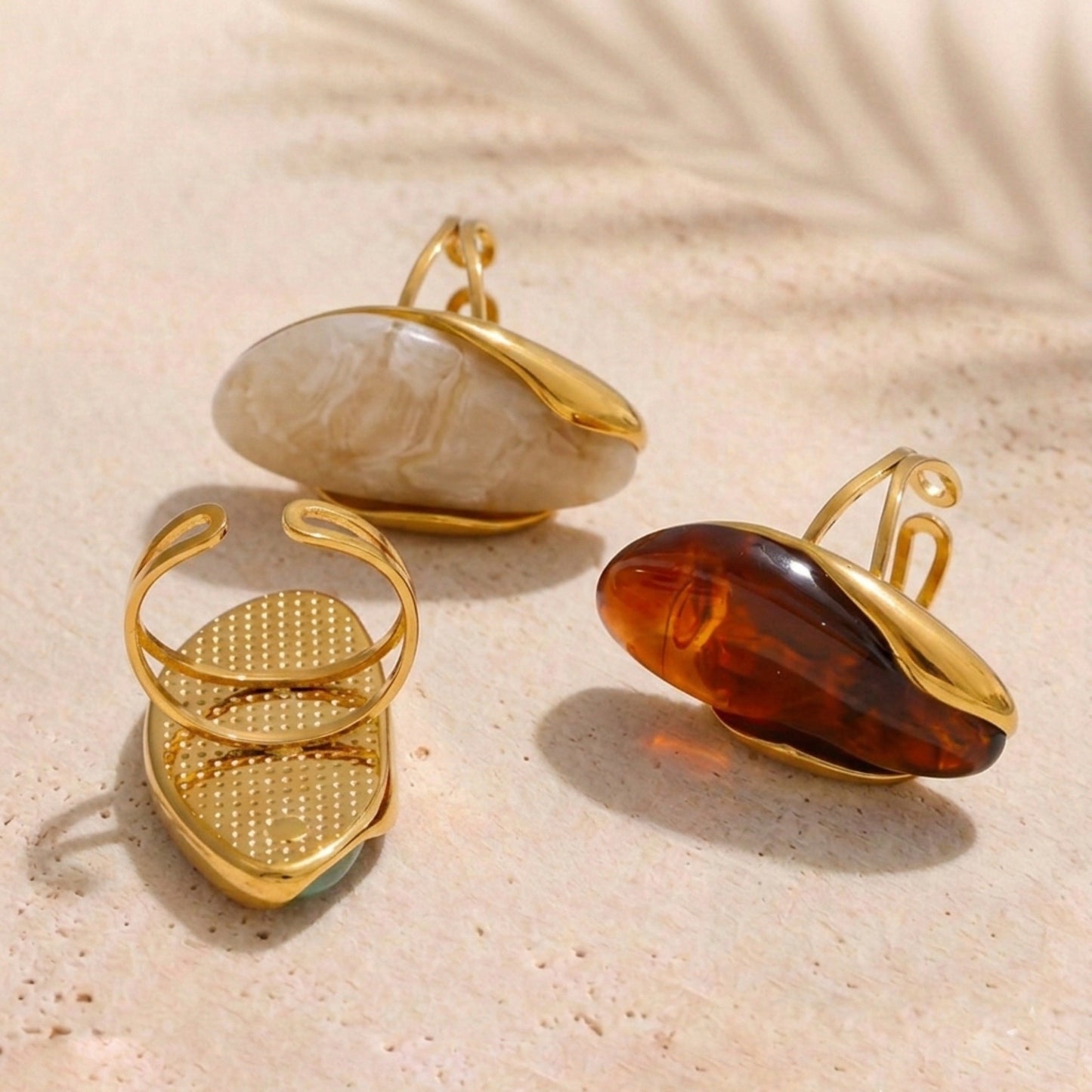 Gaia Sculptural Statement Ring - 4 Colors!
