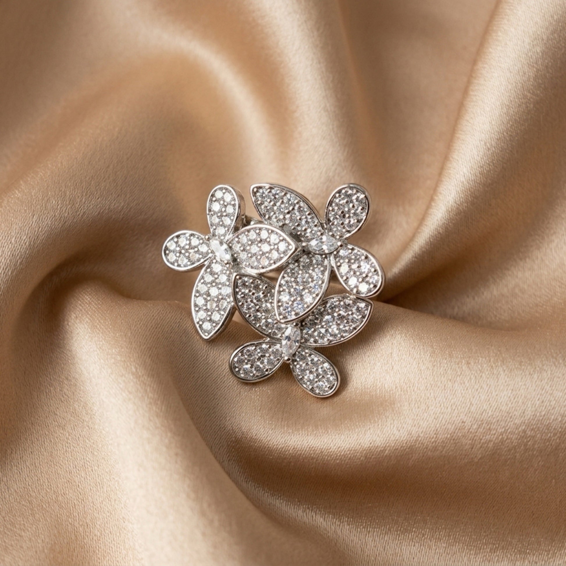Mariposa Pavé Statement Ring