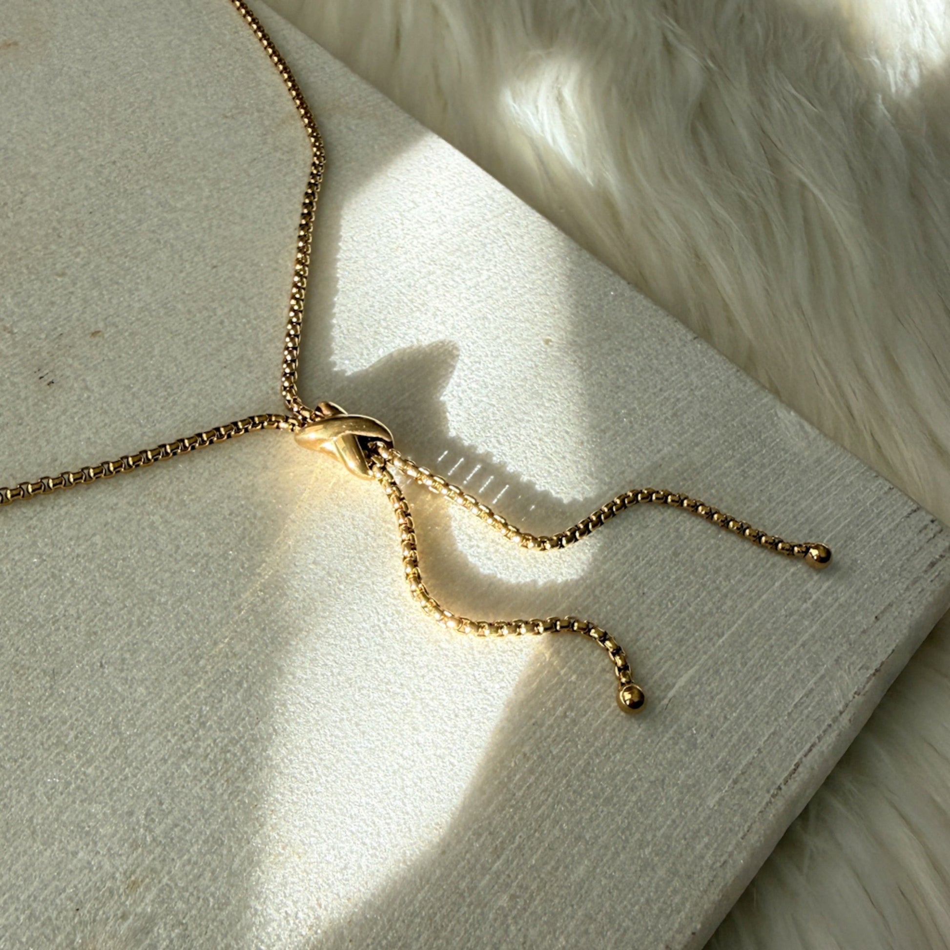 Infinity Knot Lariat Necklace