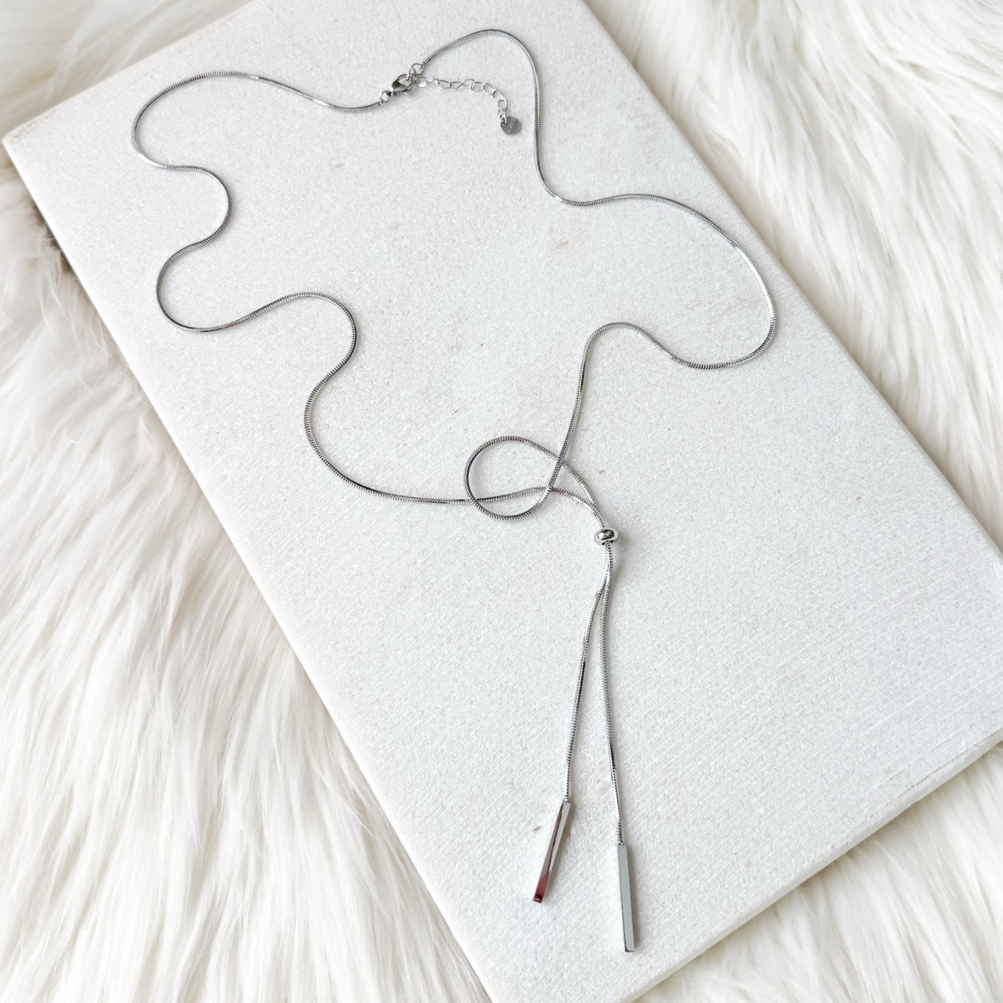 Linearity Lariat Necklace
