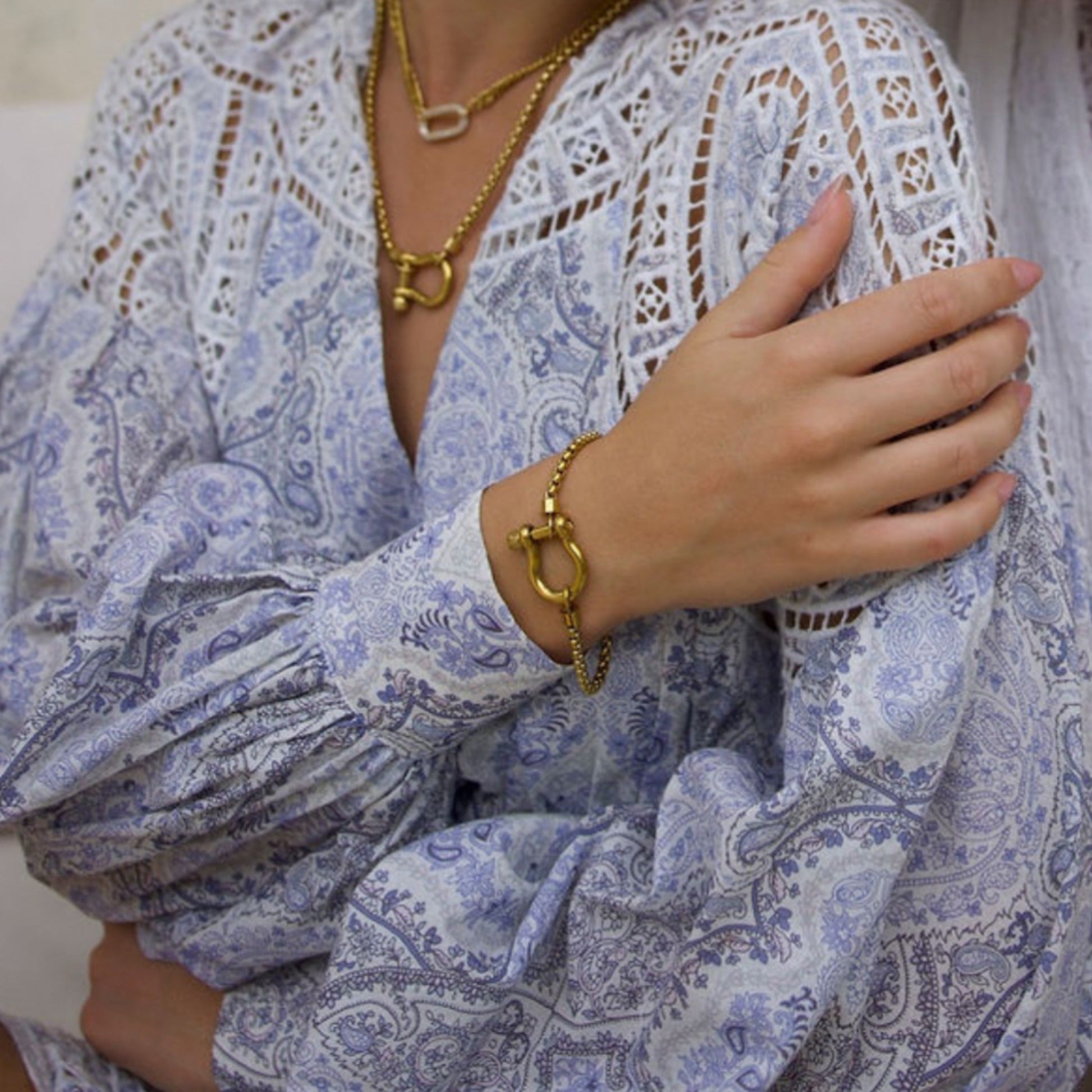 Lucky Shackle Necklace