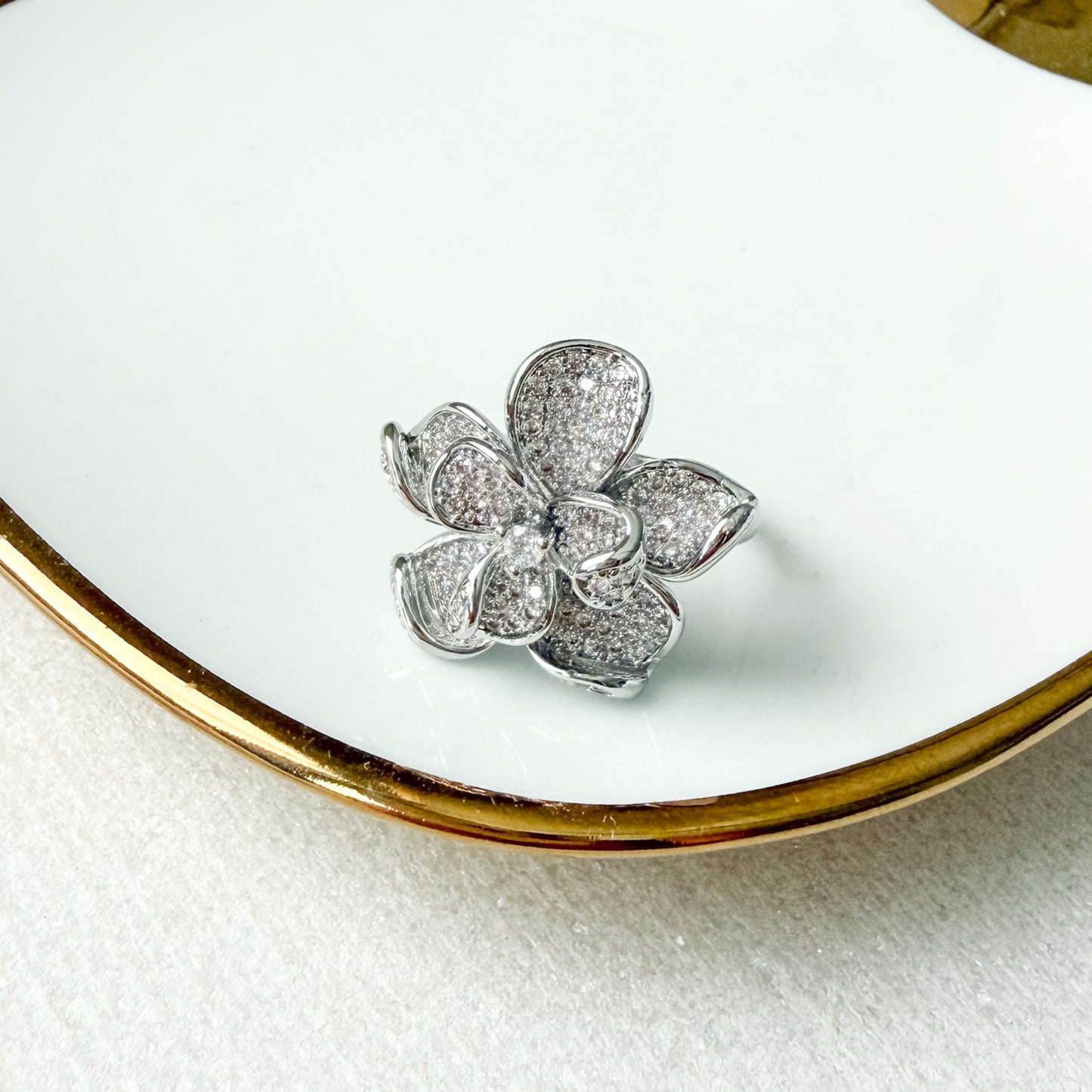 Magnolia Pavé Ring