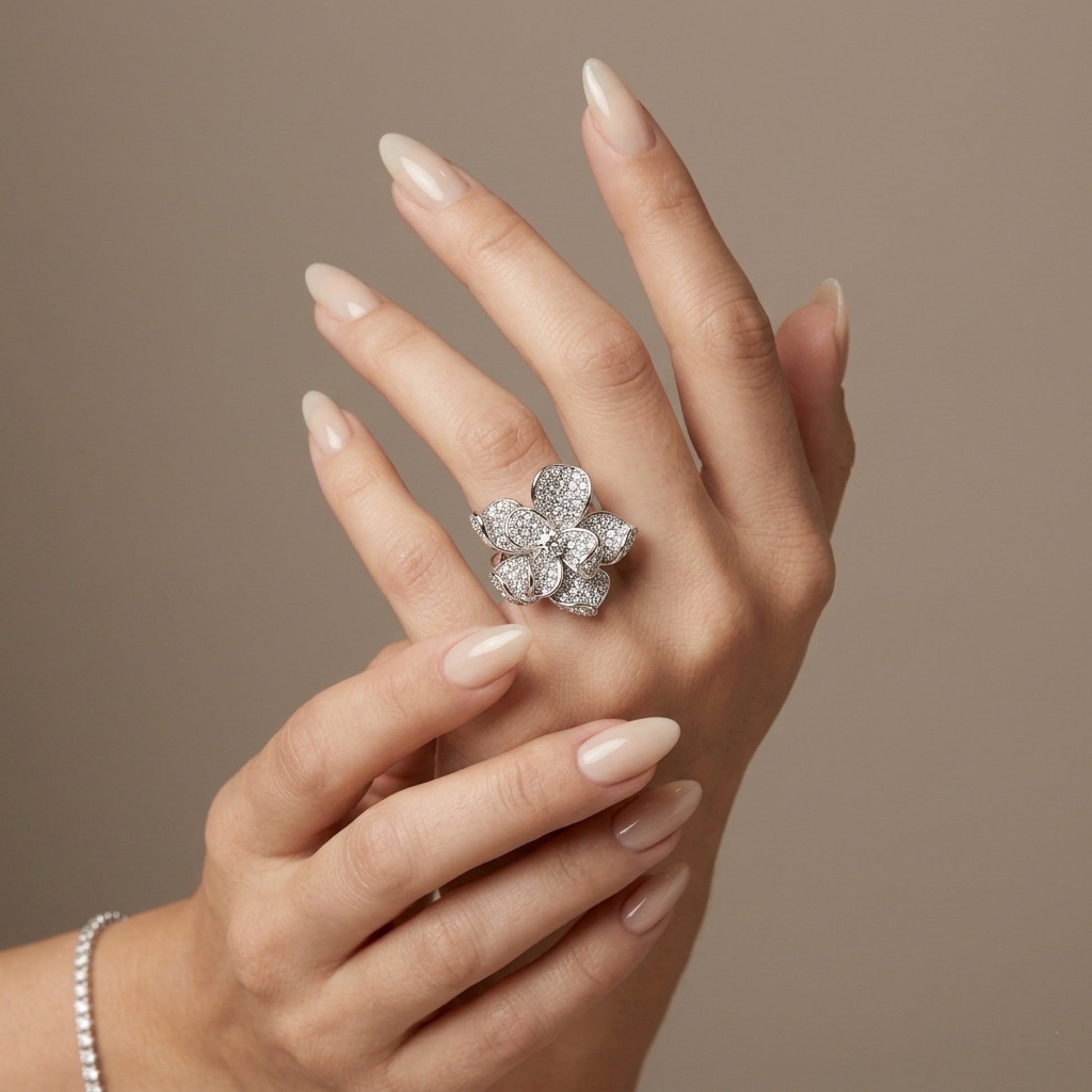 Magnolia Pavé Ring