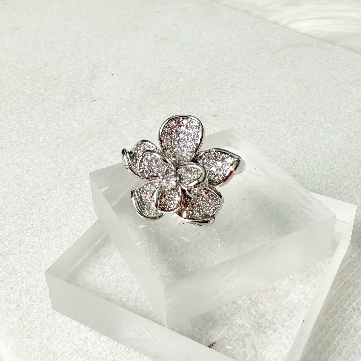 Magnolia Pavé Ring
