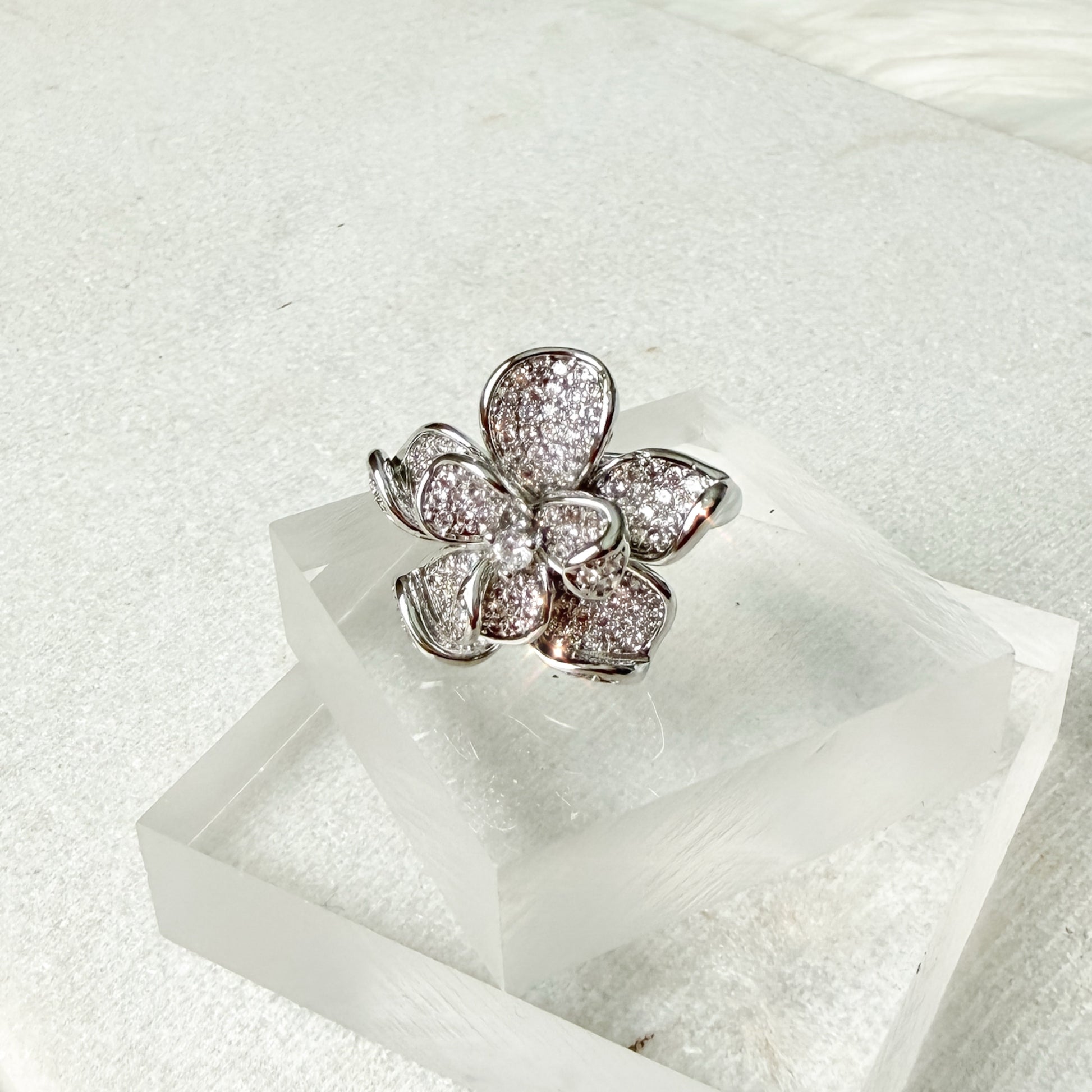 Magnolia Pavé Ring