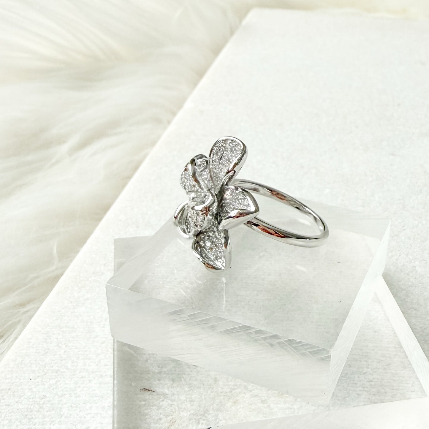 Magnolia Pavé Ring