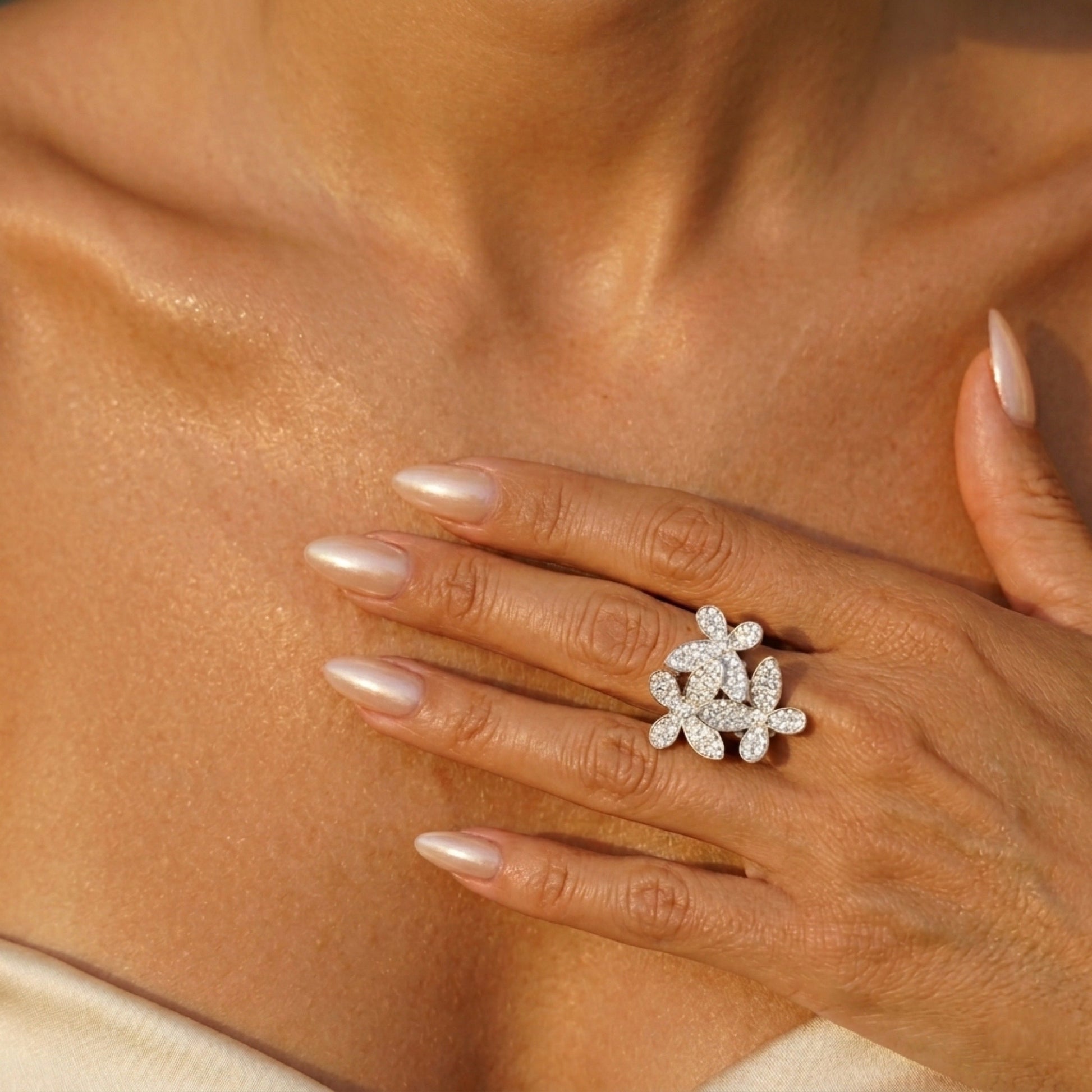 Mariposa Pavé Statement Ring