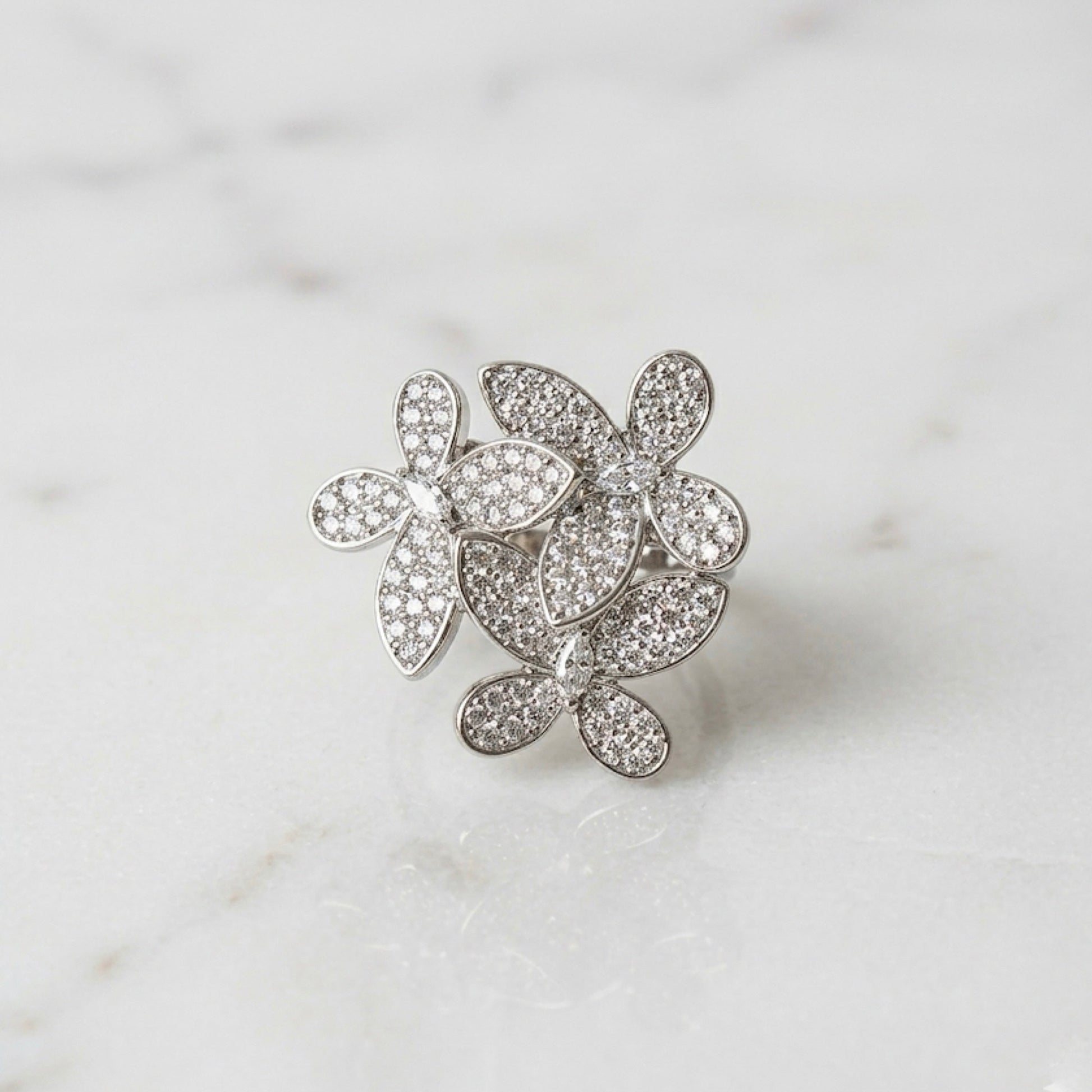 Mariposa Pavé Statement Ring