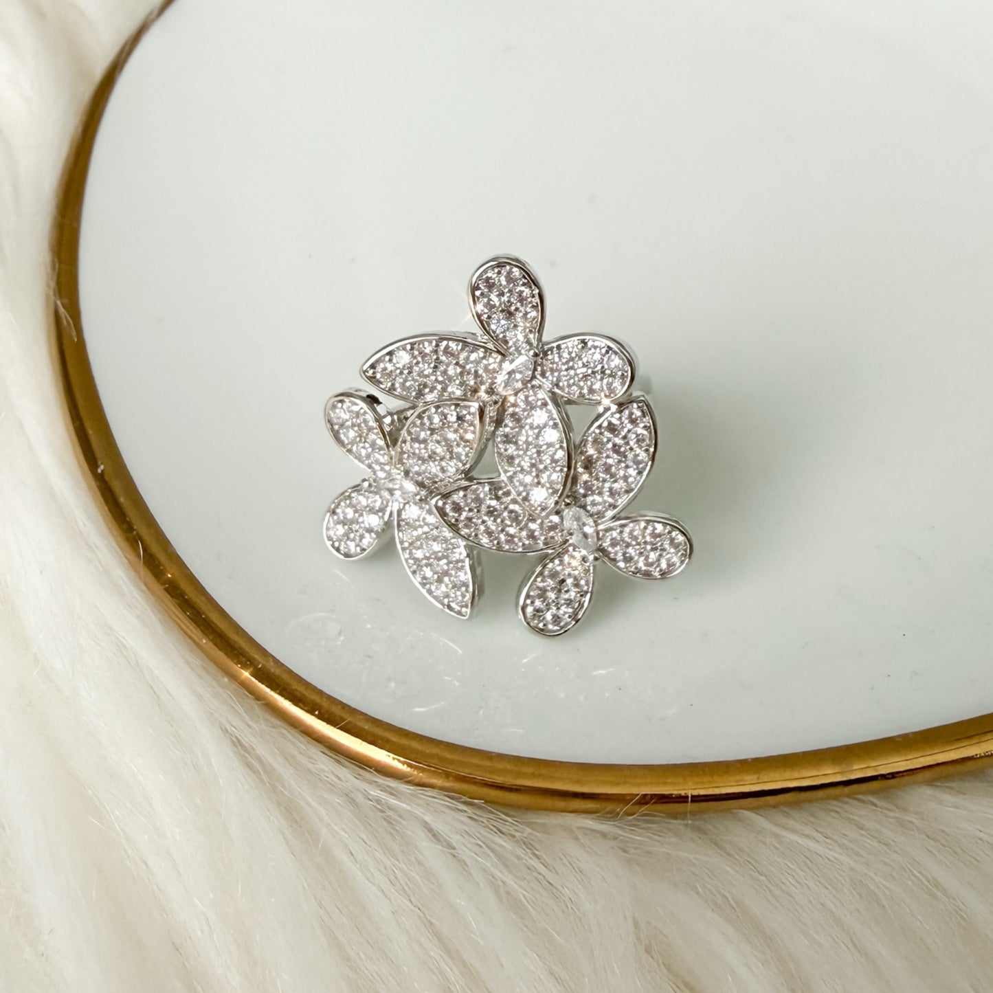 Mariposa Pavé Statement Ring