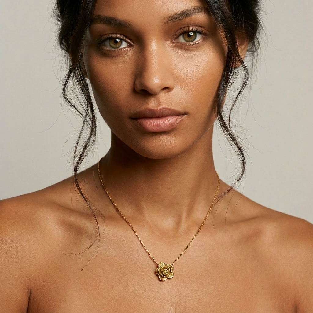Petite Rosette Necklace