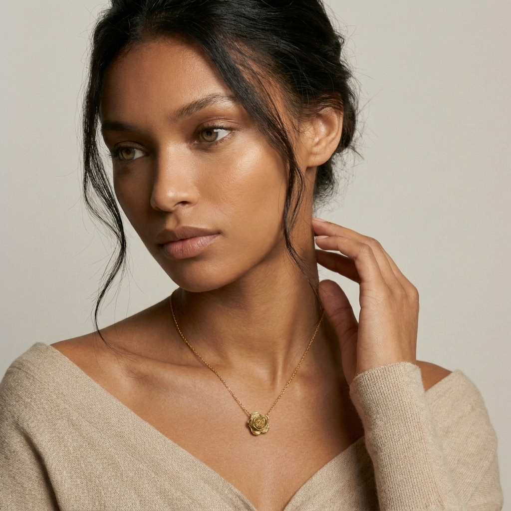Petite Rosette Necklace