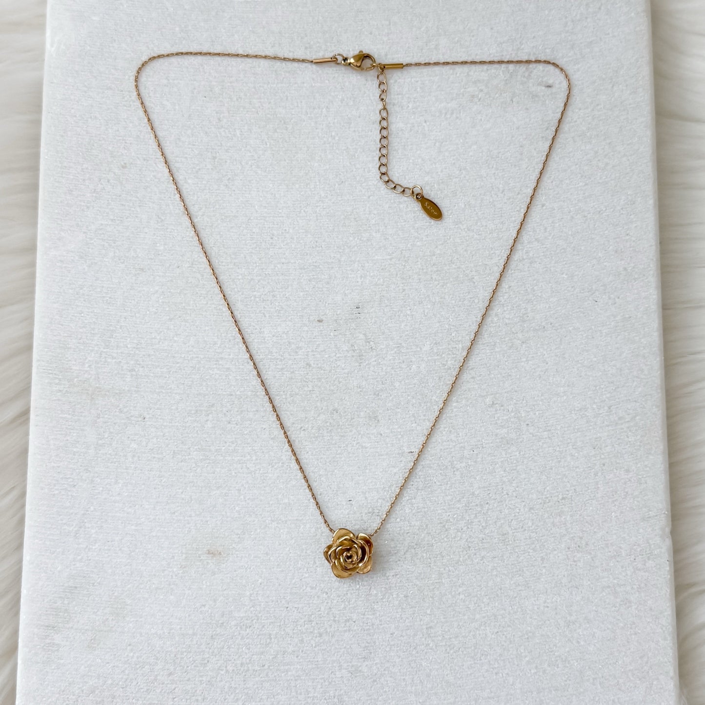 Petite Rosette Necklace