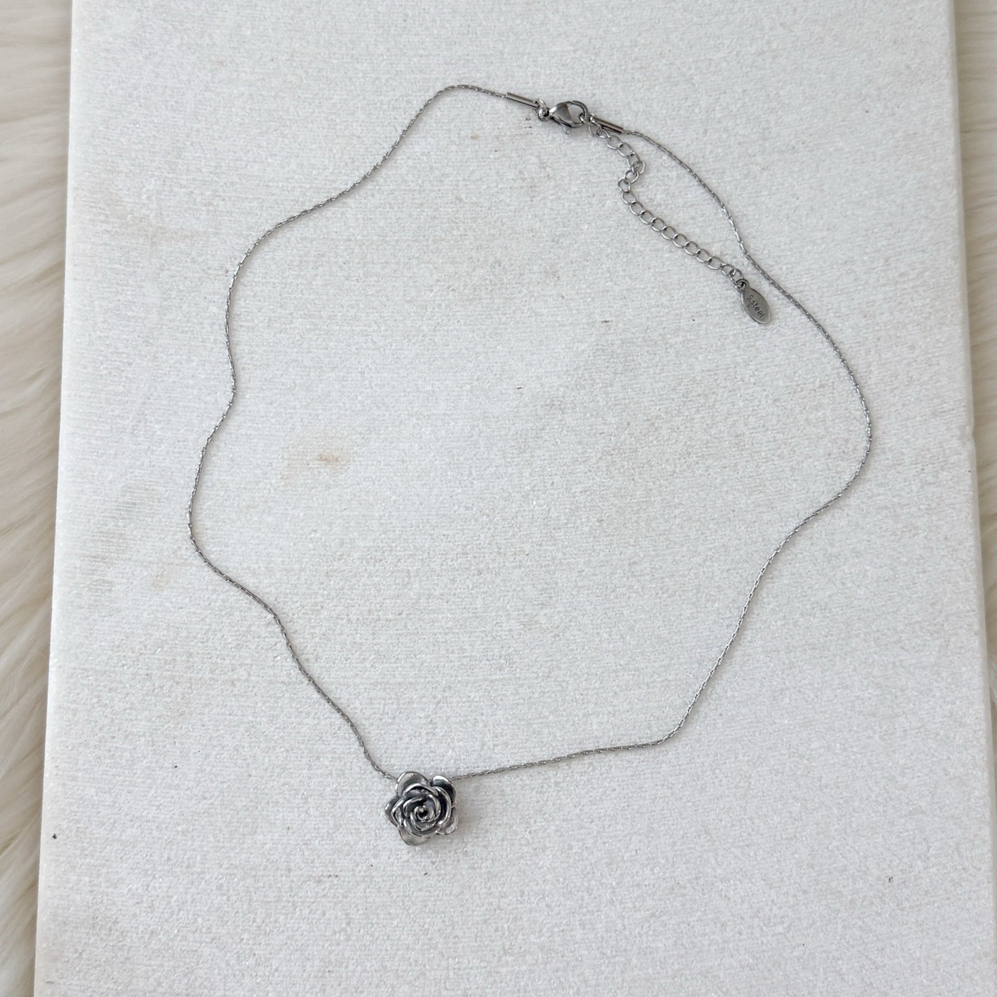 Petite Rosette Necklace