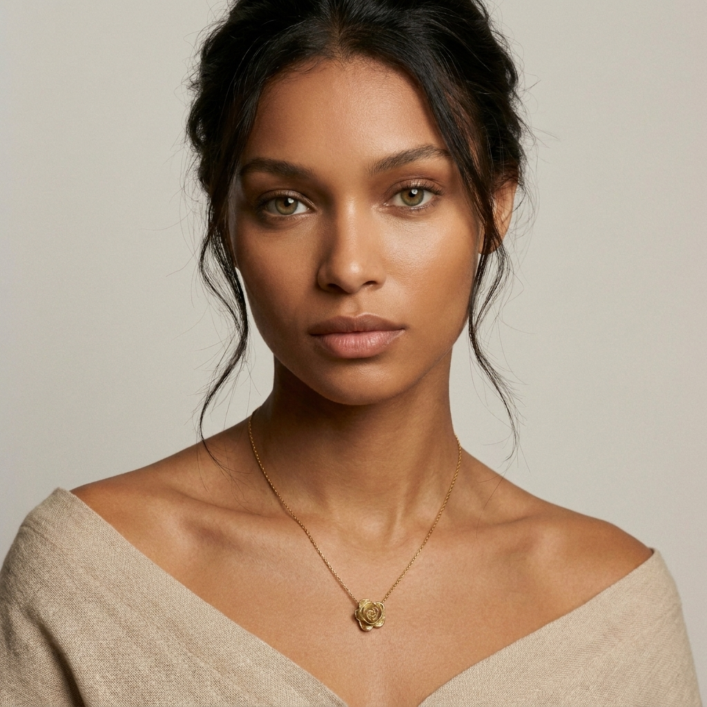 Petite Rosette Necklace