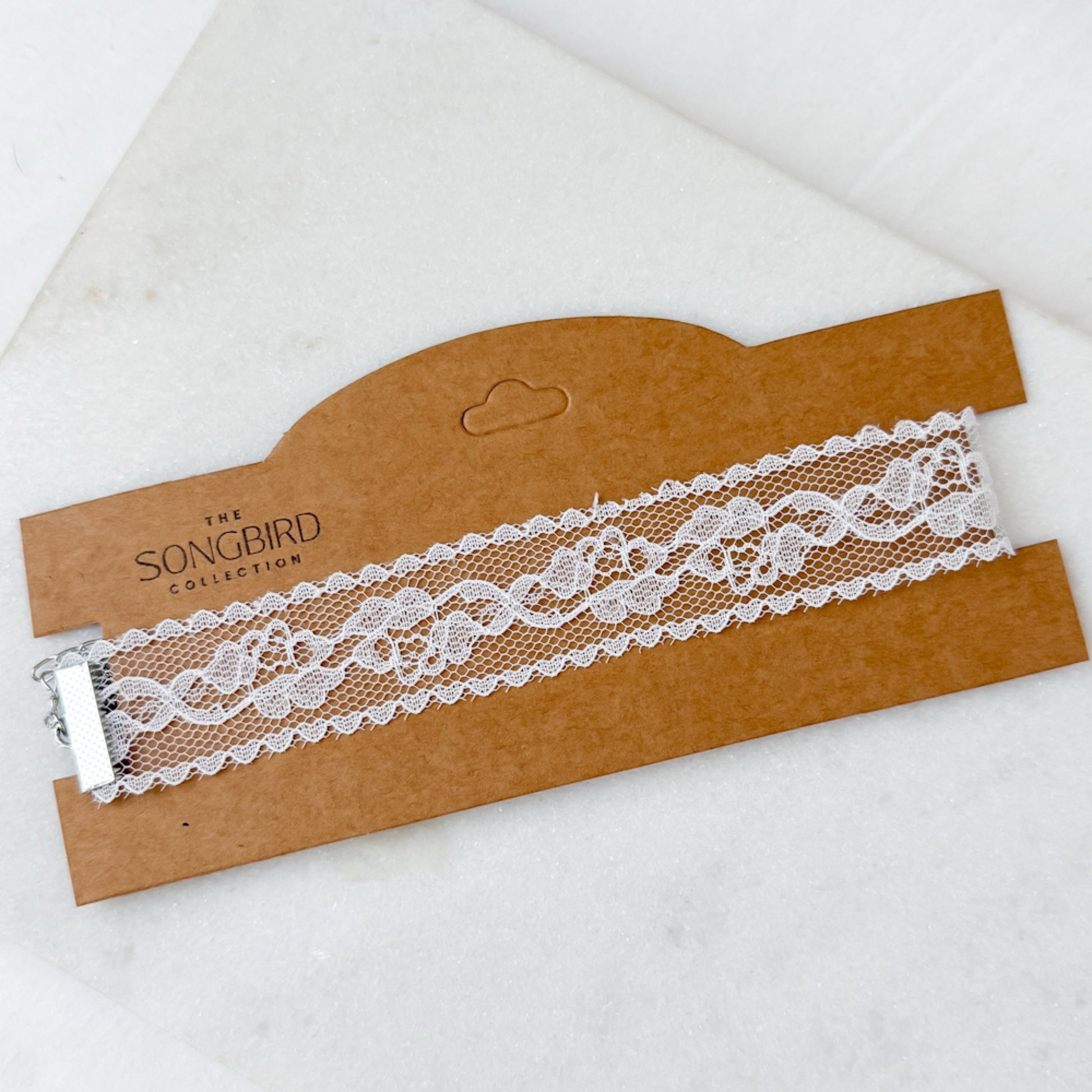 Rose Romance Lace Choker - White or Black