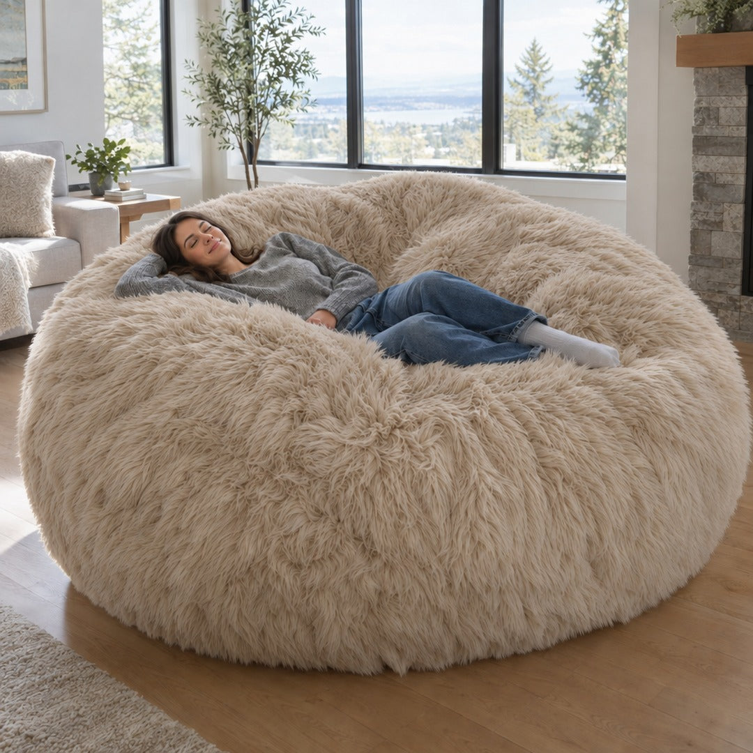 Giant bean bag in Beige