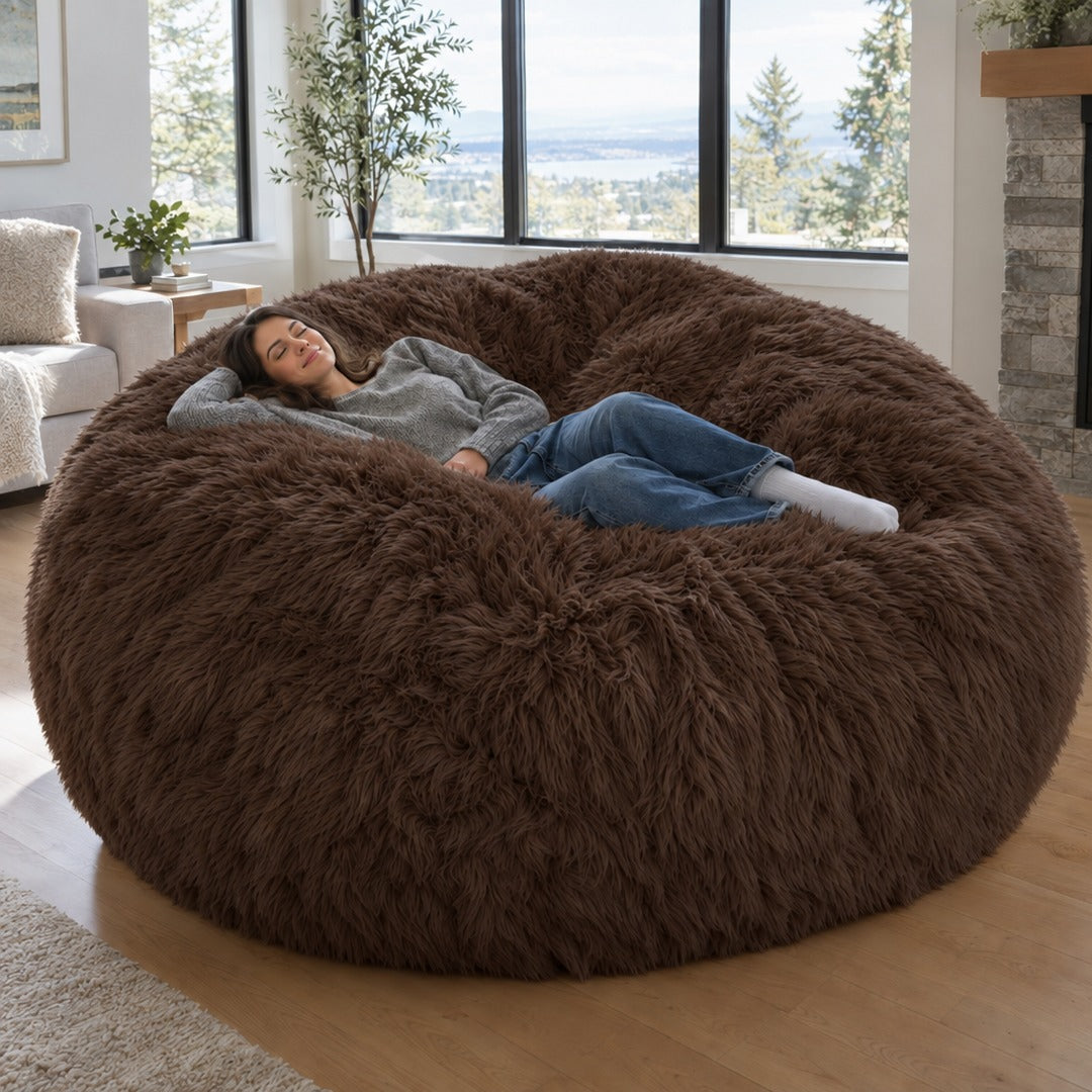 Giant bean bag in Brown