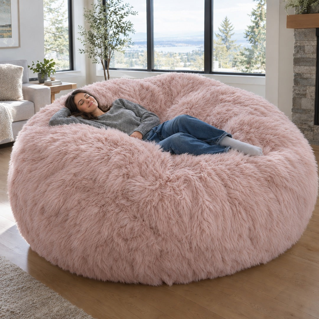 Giant bean bag in Pink