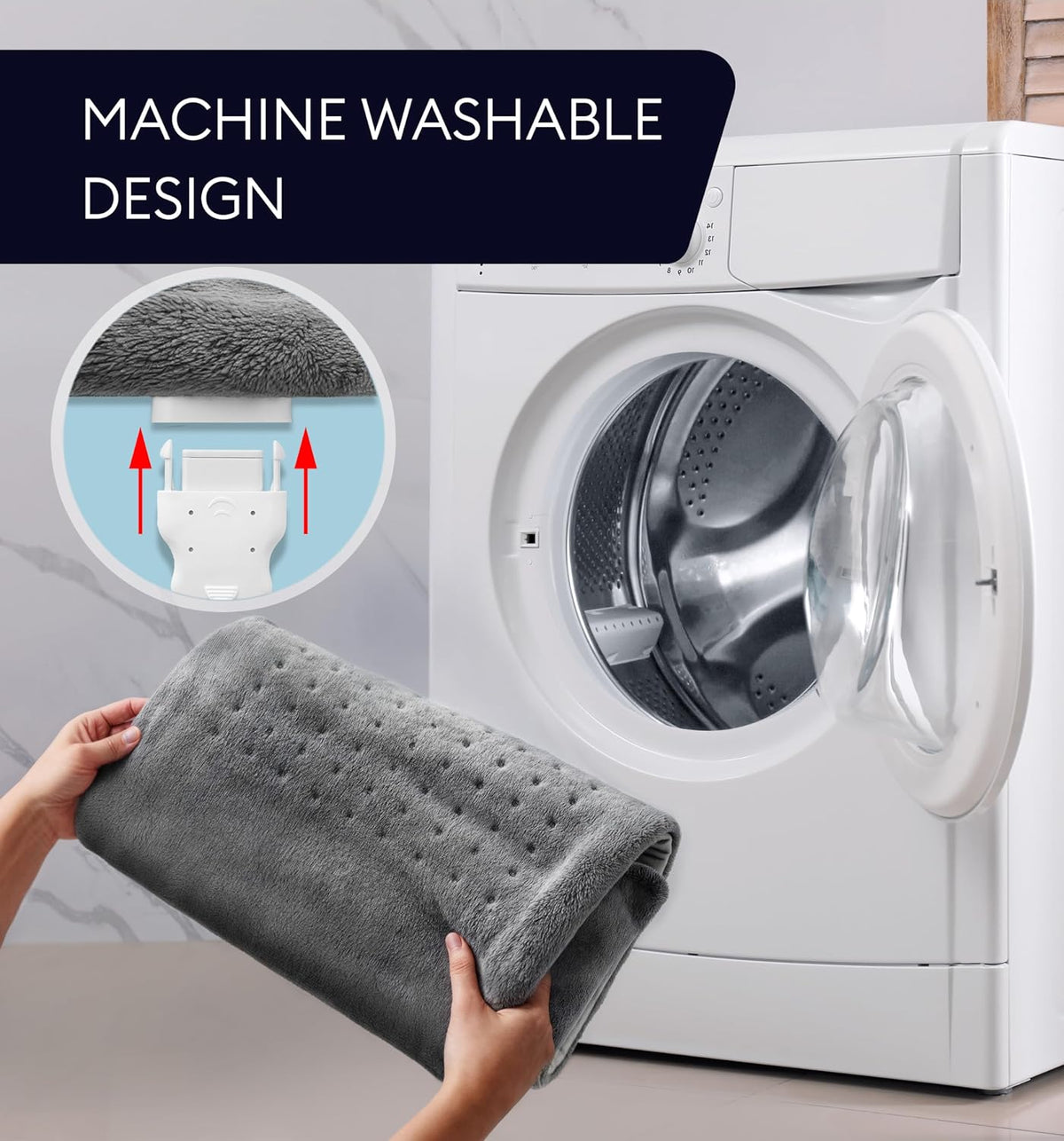 Machine-washable cover