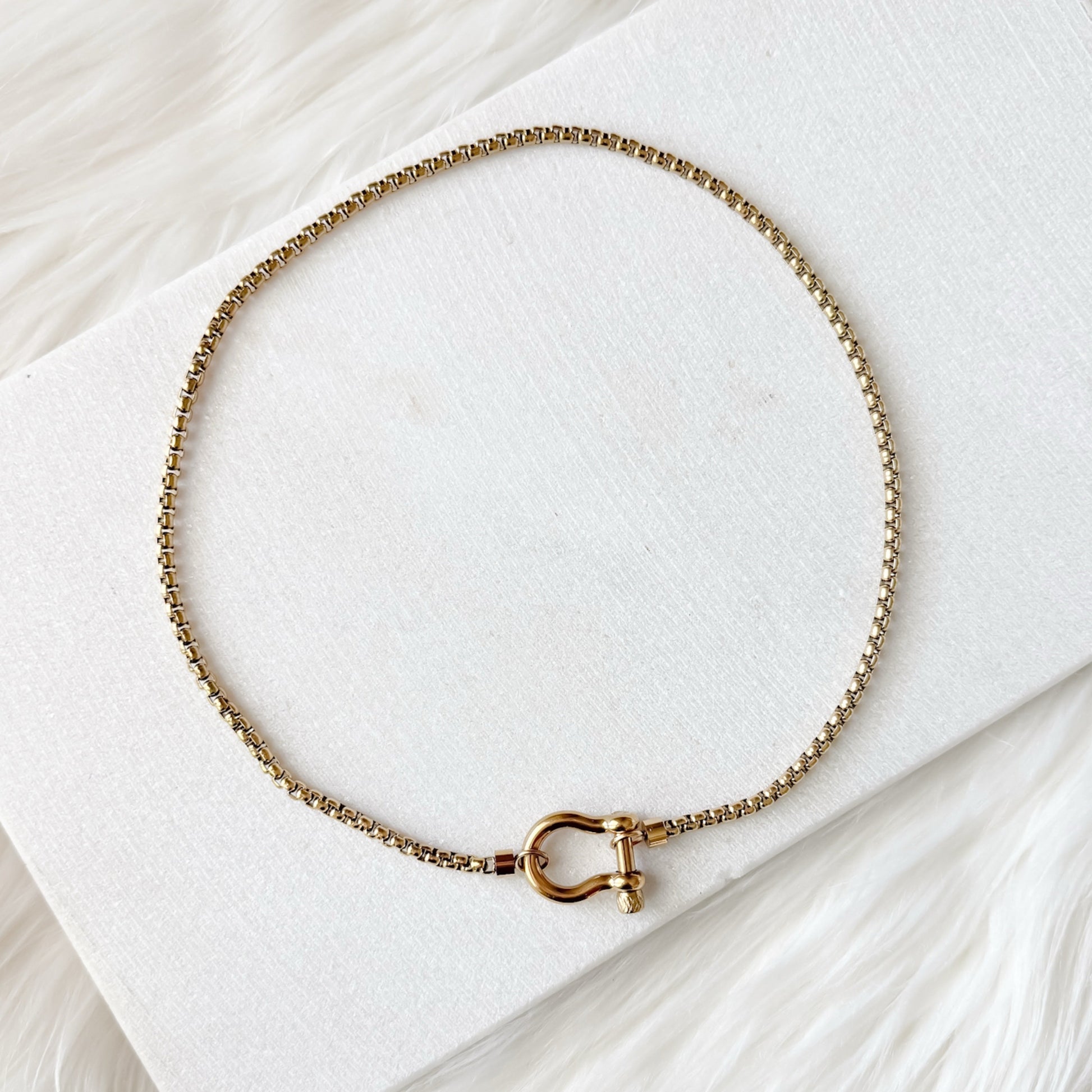 Lucky Shackle Necklace