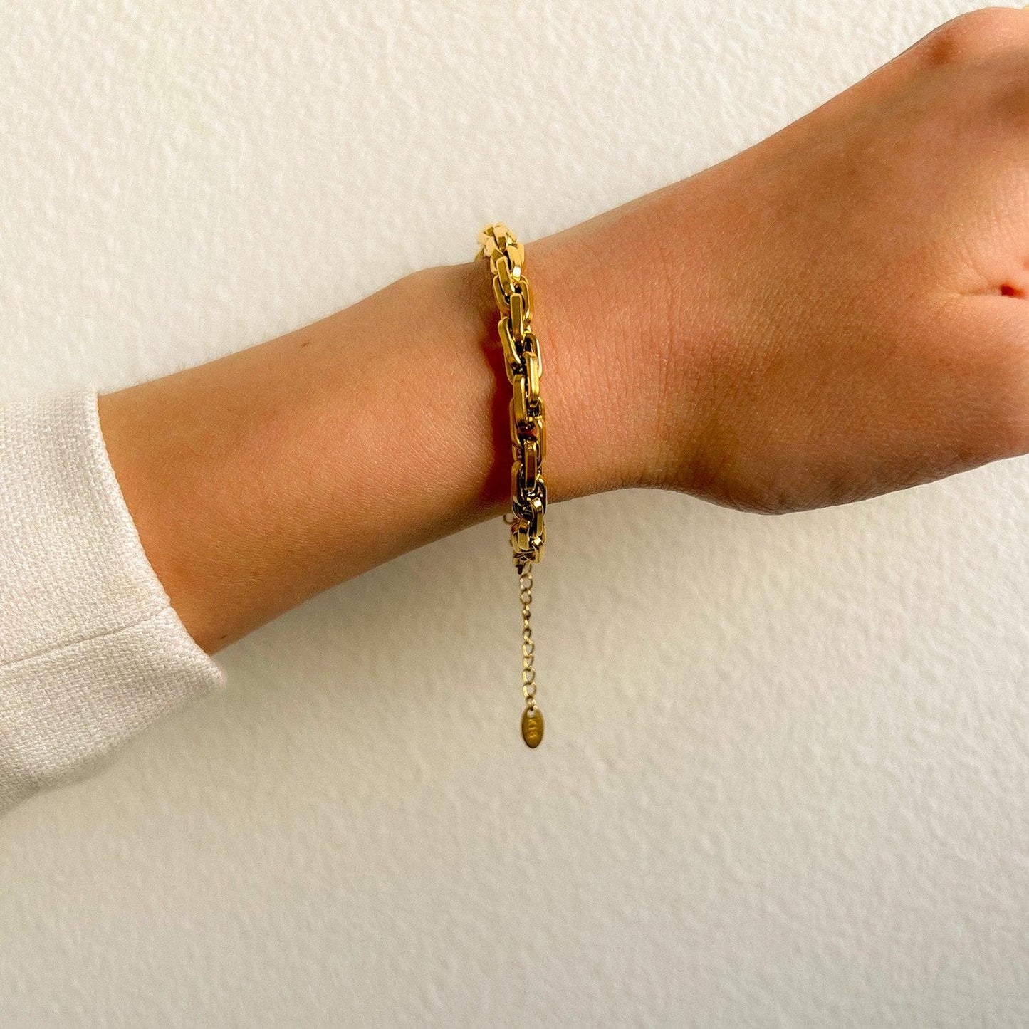 Kassia Block Chain Bracelet