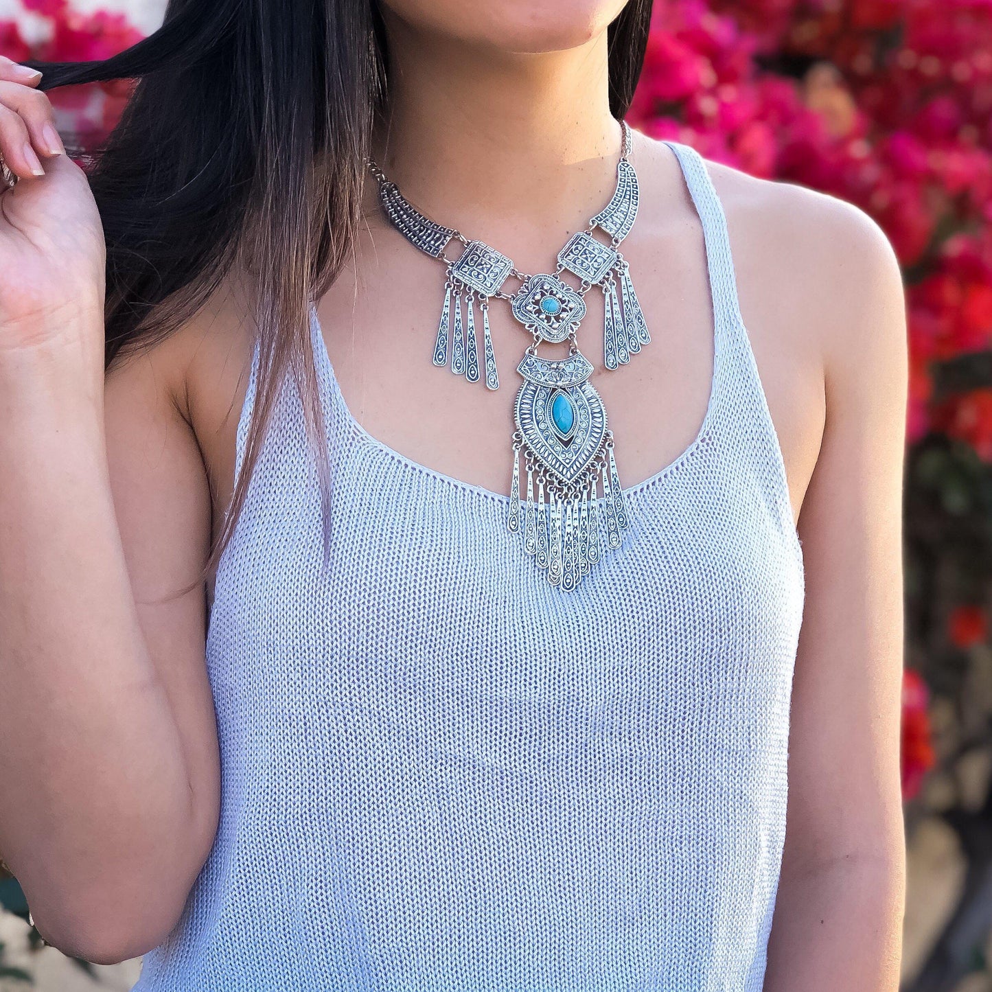Coachella Statement Necklace - 4 COLORS