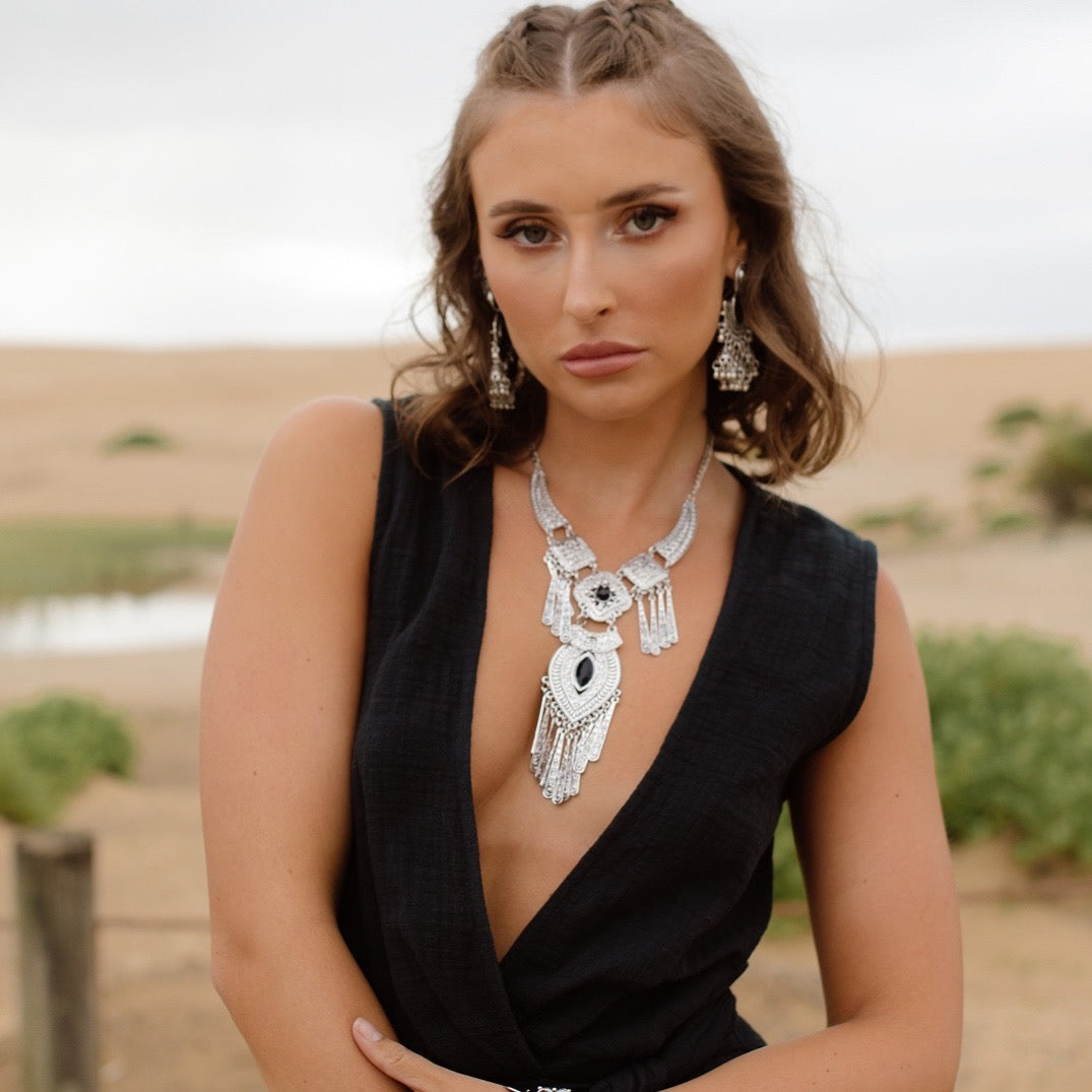 Coachella Statement Necklace - 4 COLORS